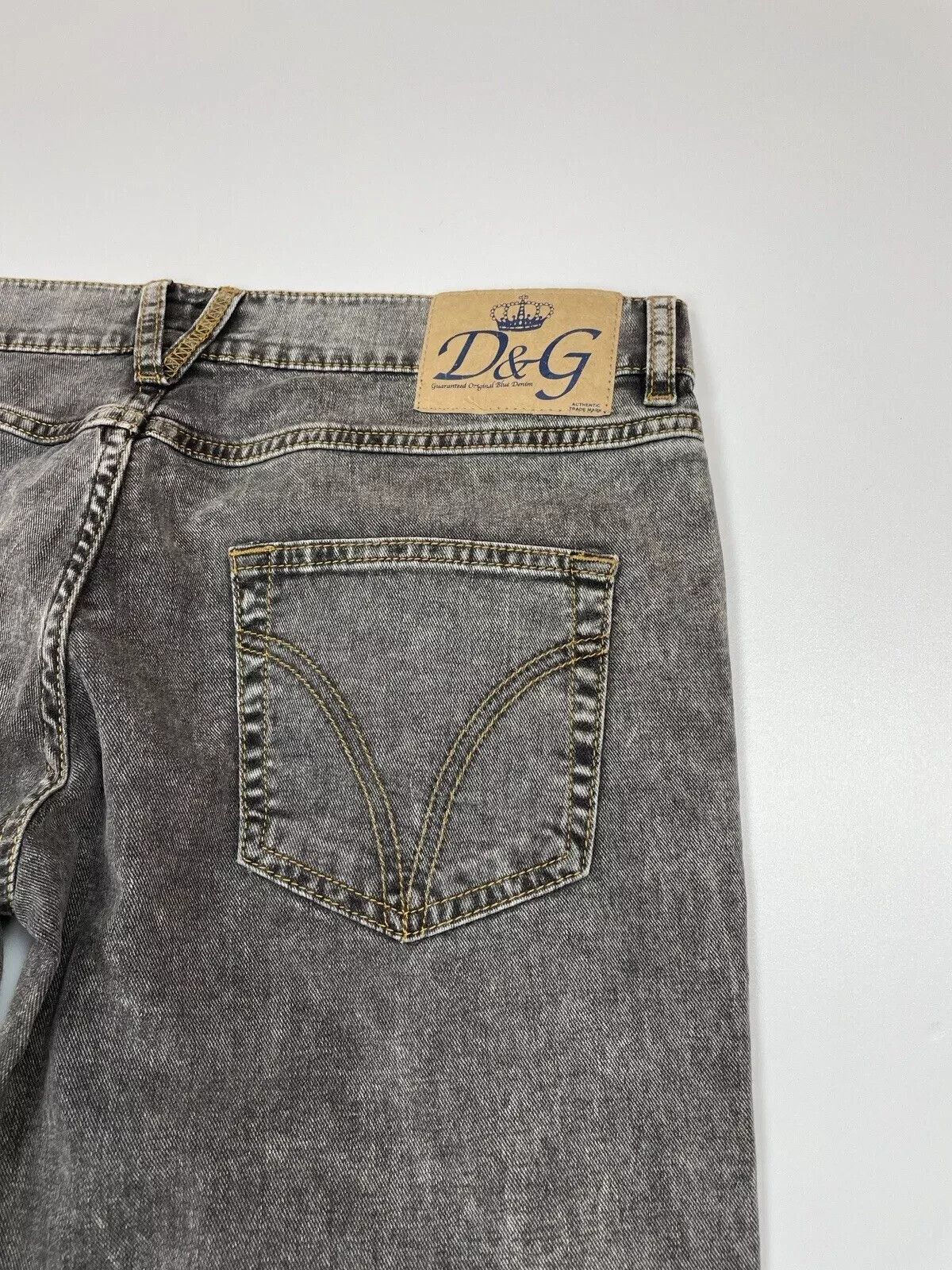 Dolce & Gabbana D&G Dolce and Gabbana Wonder Women Very Low Rise Tight Jeans Size 31" - 7 Thumbnail