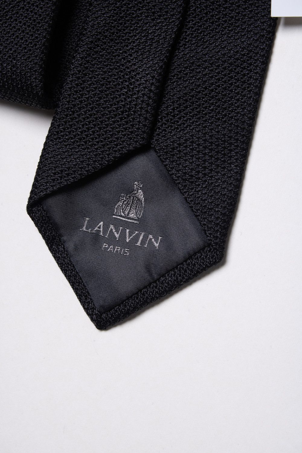 Lanvin Lanvin, black structured tie Size ONE SIZE - 2 Thumbnail