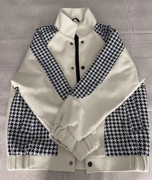 Other Retro houndstooth patchwork jacket coat Size US M / EU 48-50 / 2 - 4 Thumbnail