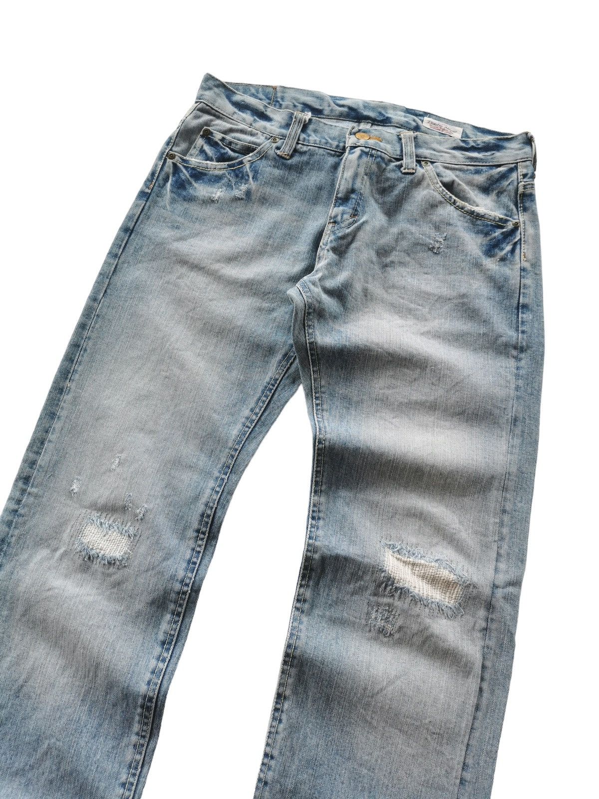 Japanese Brand Double Name Jeans Size US 31 - 6 Thumbnail