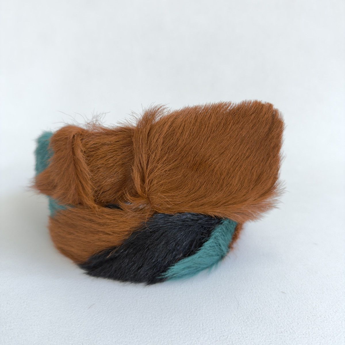 Prada A/W 17 Multicoloured Fur Belt Size 32 - 5 Thumbnail