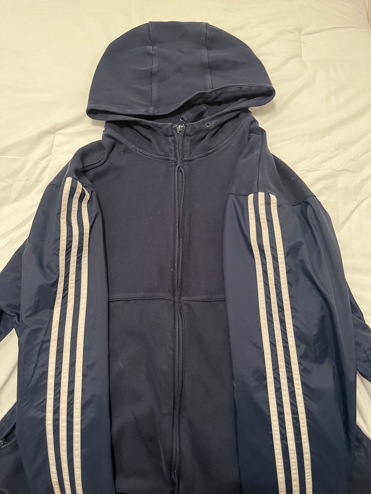 Adidas Navy Adidas Track windbreaker Size US XXL / EU 58 / 5 - 2 Thumbnail