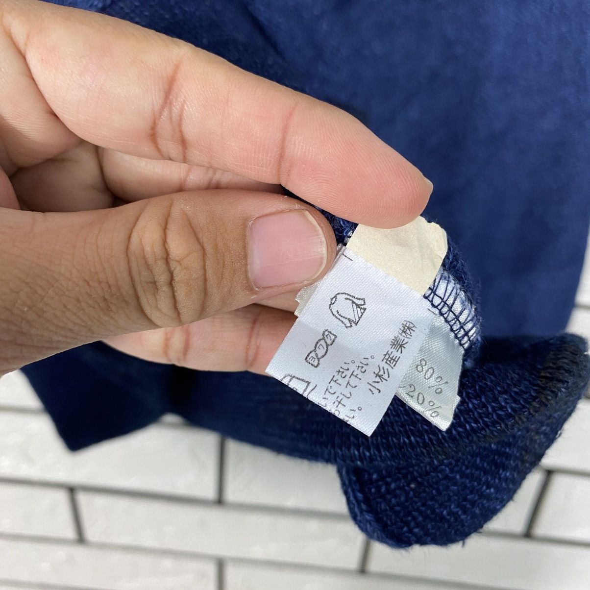 Indigo Vintage Sweatshirt Jantzen Indigoblue Pure Indigo Dyed Size US L / EU 52-54 / 3 - 15 Thumbnail