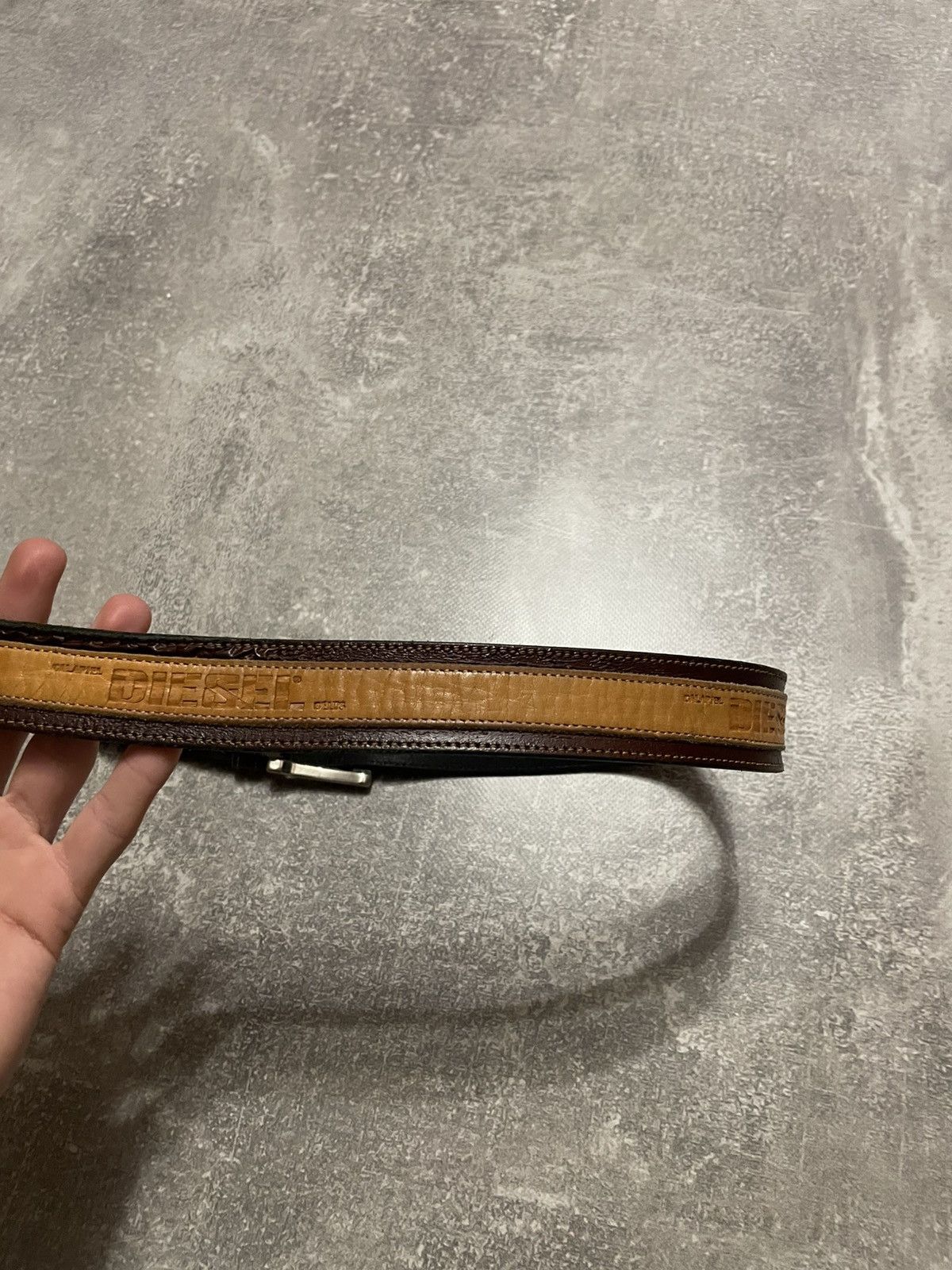Diesel Vintage Diesel Leather Belt Y2K Size ONE SIZE - 9 Thumbnail