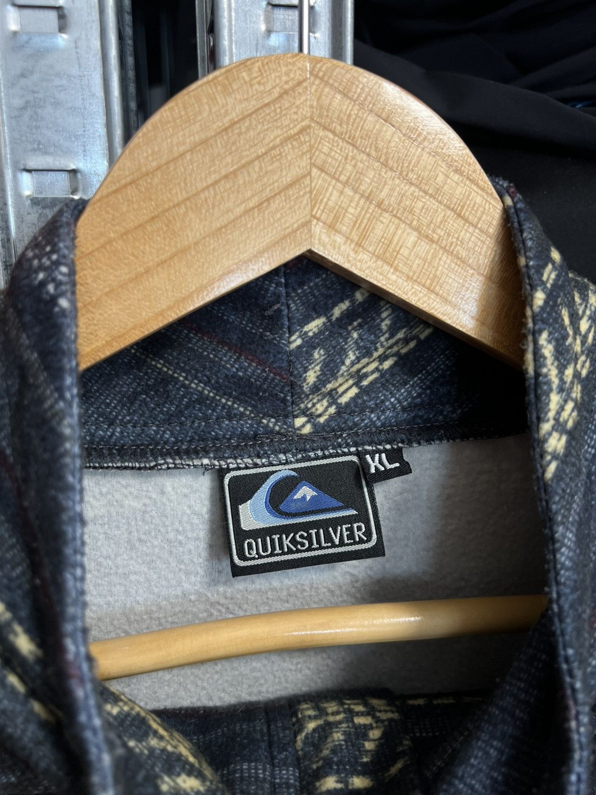 Quiksilver × Vintage Vintage Striped Quiksilver 1/4 Zip Fleece Jacket Surf Style Size US XL / EU 56 / 4 - 5 Thumbnail