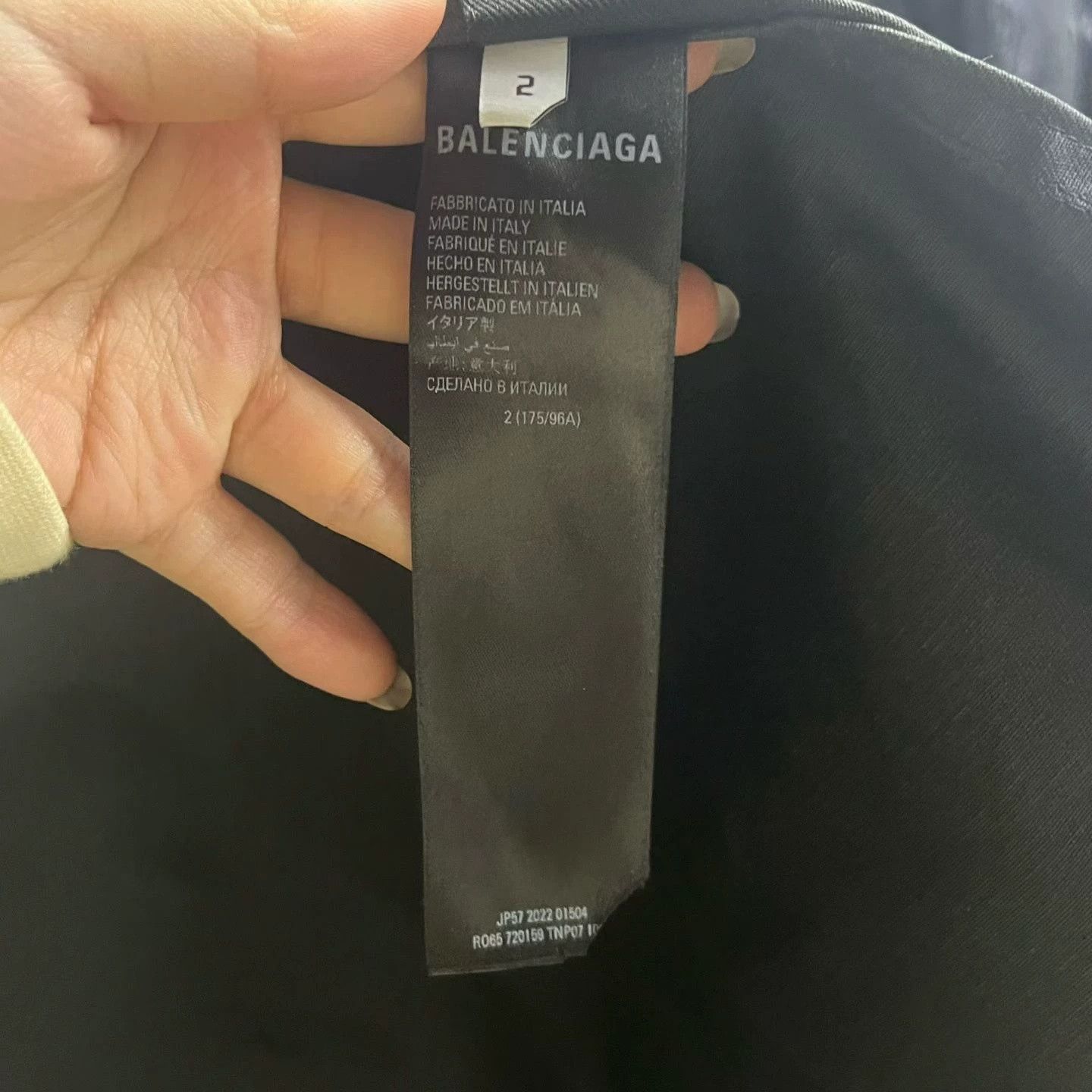Balenciaga Balenciaga Black Lapel Single-Breasted Jacket Size US M / EU 48-50 / 2 - 3 Thumbnail