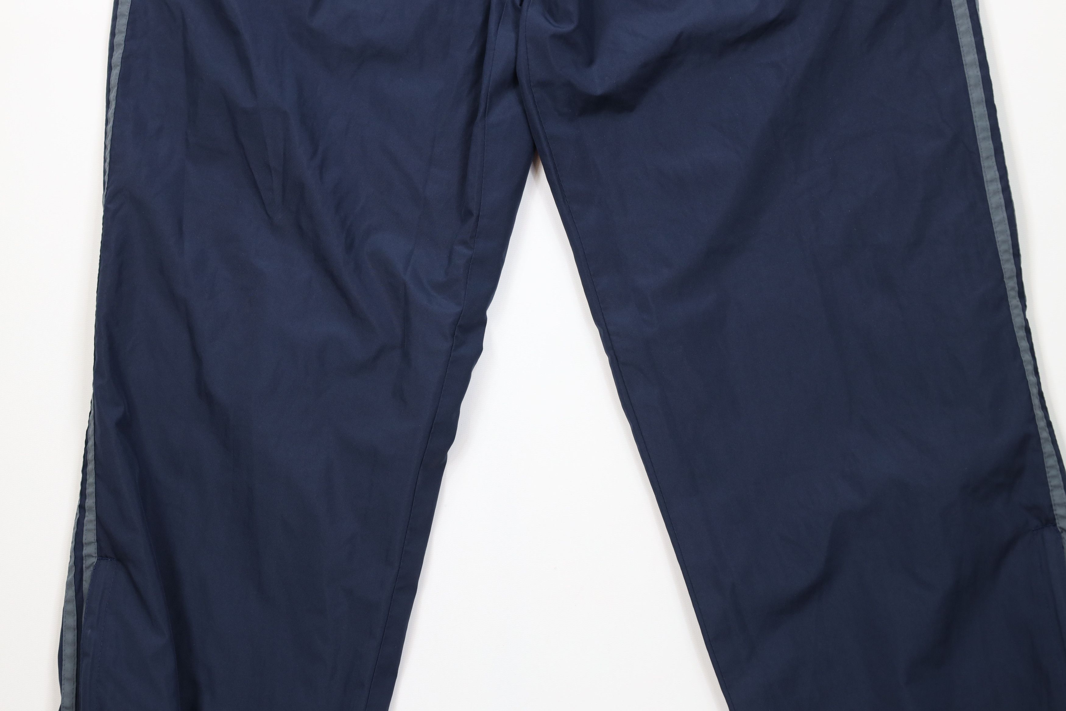 Champion Vintage 90s Champion Lined Wide Leg Windbreaker Pants Blue Size US 34 / EU 50 - 3 Thumbnail