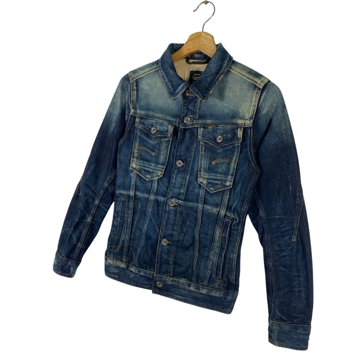 G-Star G-star Raw Arc Slim 3D Denim Jacket XS Size Blue Colour Size US XS / EU 42 / 0 - 2 Thumbnail