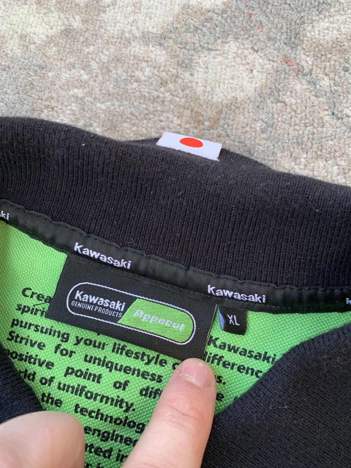 Japanese Brand Kawasaki Polo Tee Size US XL / EU 56 / 4 - 3 Thumbnail