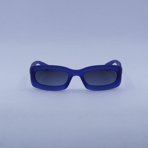 Gucci Gucci GG1786S 004 Sunglasses Milky Blue Rectangle Frame Size ONE SIZE - 3 Thumbnail