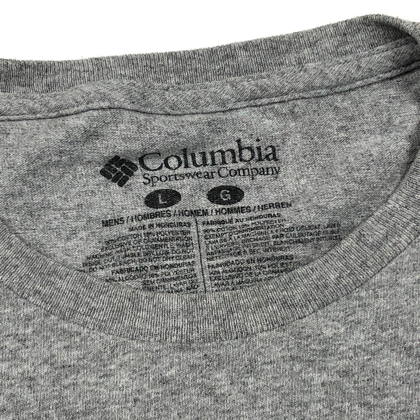 Arc'teryx × Columbia × Patagonia Columbia Sportswear Company Mountain Range Gray Tee T Shirt Size US L / EU 52-54 / 3 - 3 Thumbnail