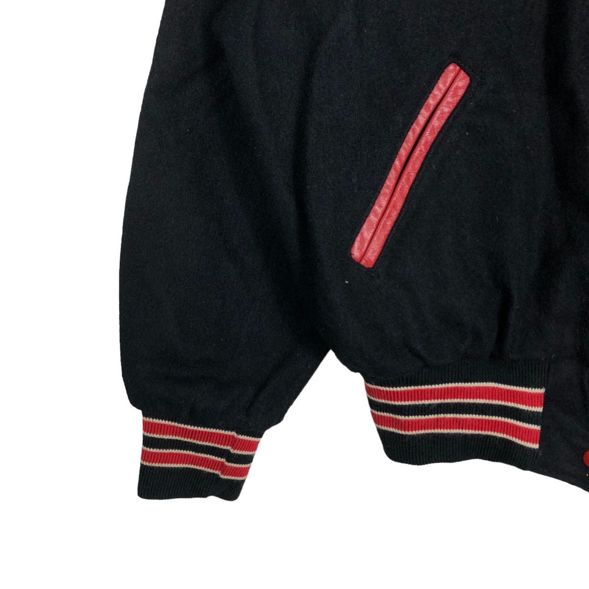 Vintage 🔥Toyo Enterprise Design Vintage Varsity Jacket West Mifflin Size L / US 10 / IT 46 - 4 Thumbnail