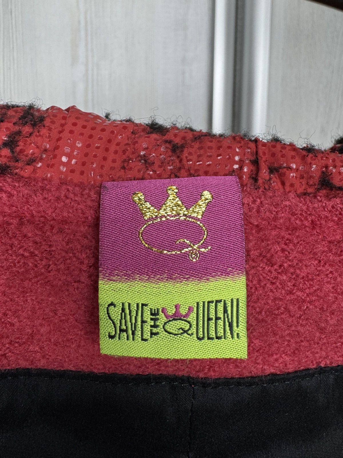 If Six Was Nine Save the Queen red pure cashmere avant garde vintage coat Size M / US 6-8 / IT 42-44 - 11 Thumbnail