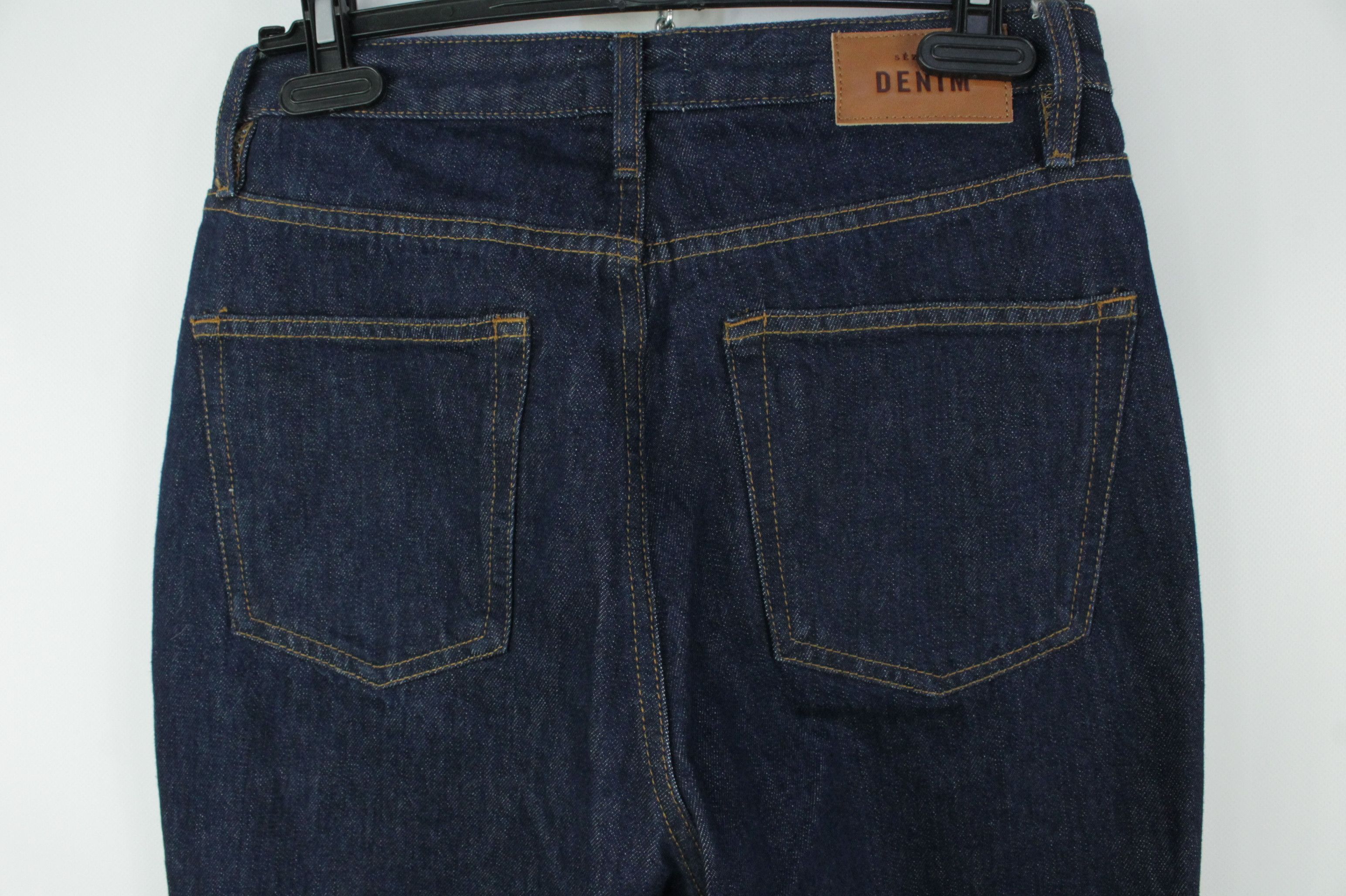 Sezane Sezane Paris Indigo Denim High Waist Brut Sexy Jeans Size 29" - 7 Thumbnail