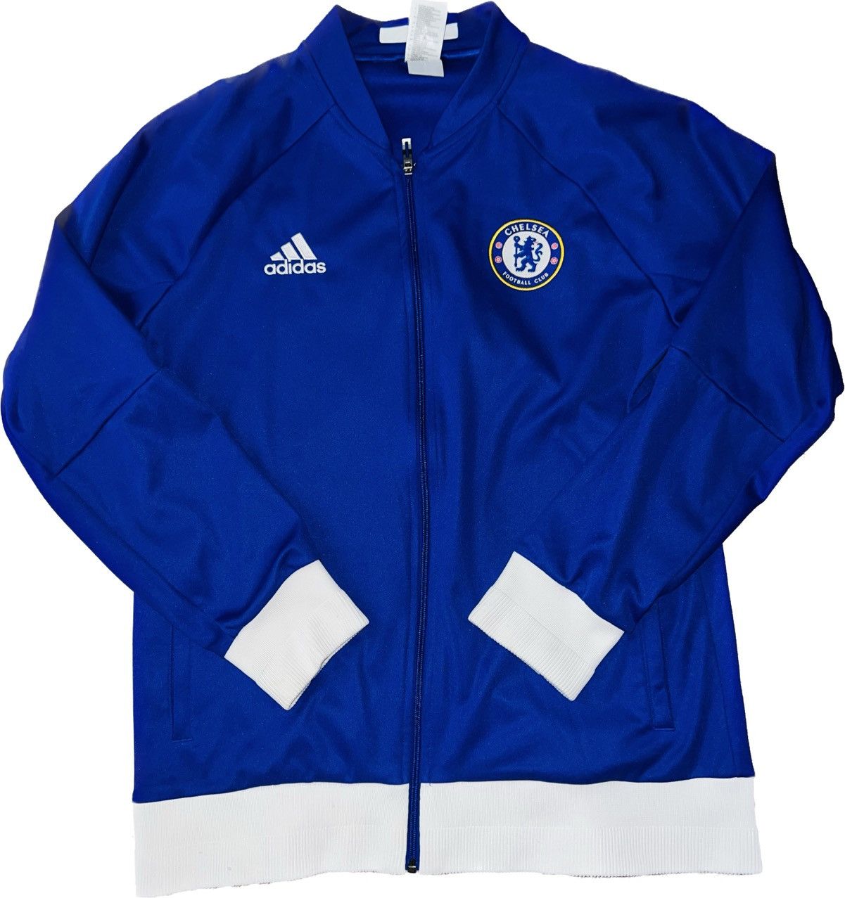 Adidas × Chelsea Soccer ADIDAS CHELSEA Warmup Jacket Size US XL / EU 56 / 4 - 3 Thumbnail