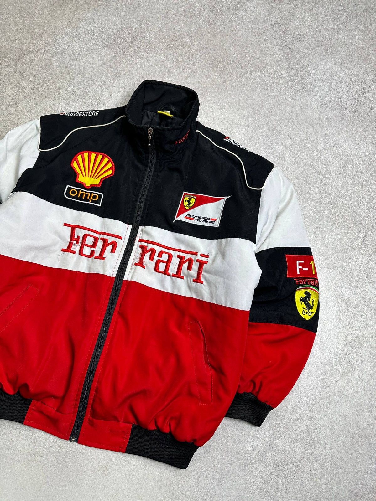 Ferrari Vintage Ferarri Scuderia F-1 Racing Bomber Jacket Rare L Size US L / EU 52-54 / 3 - 3 Thumbnail