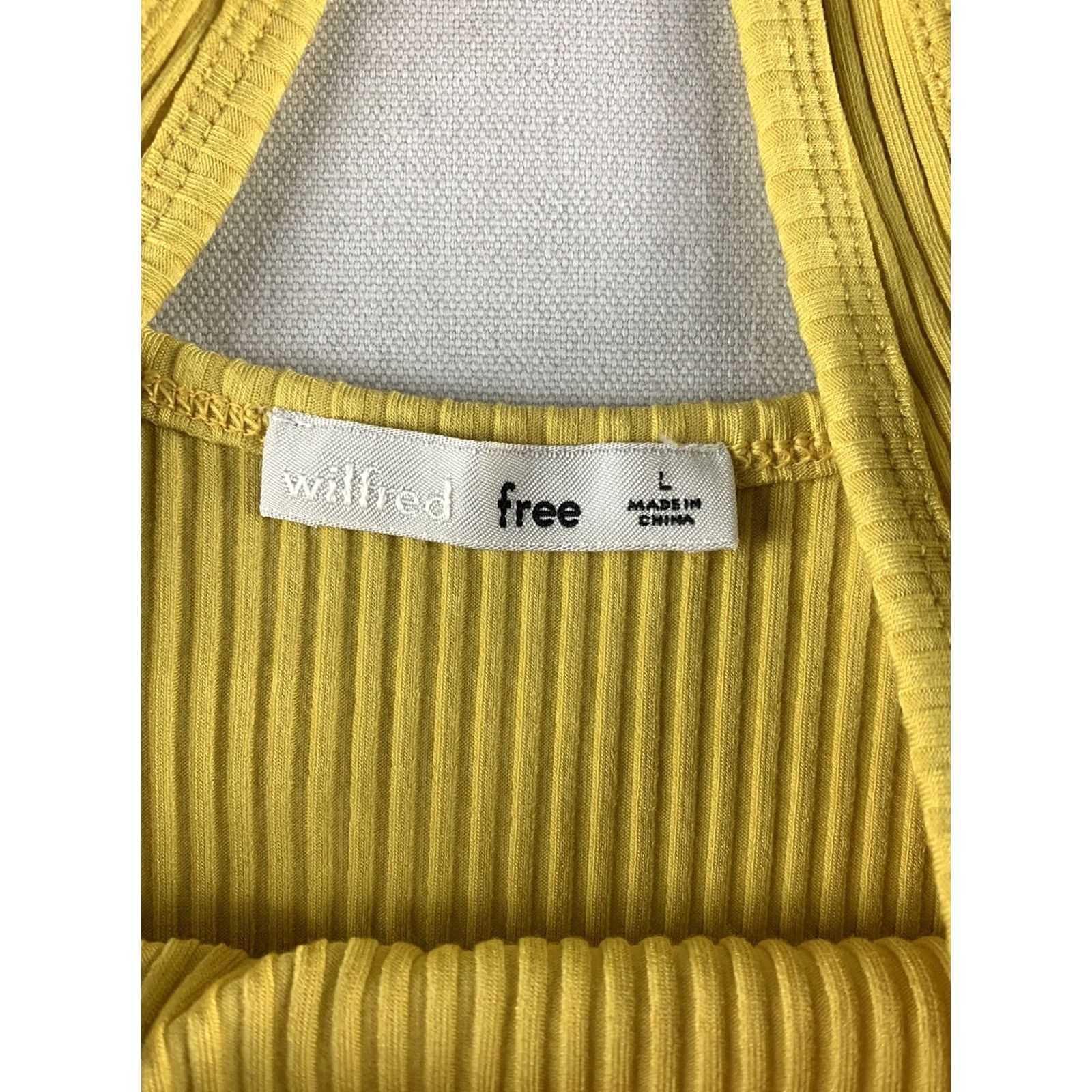 Vintage WILFRED Bodysuit Womens Large Yellow Leila NWT Shirt One Piece Girls/Mens? Size L / US 10 / IT 46 - 5 Thumbnail