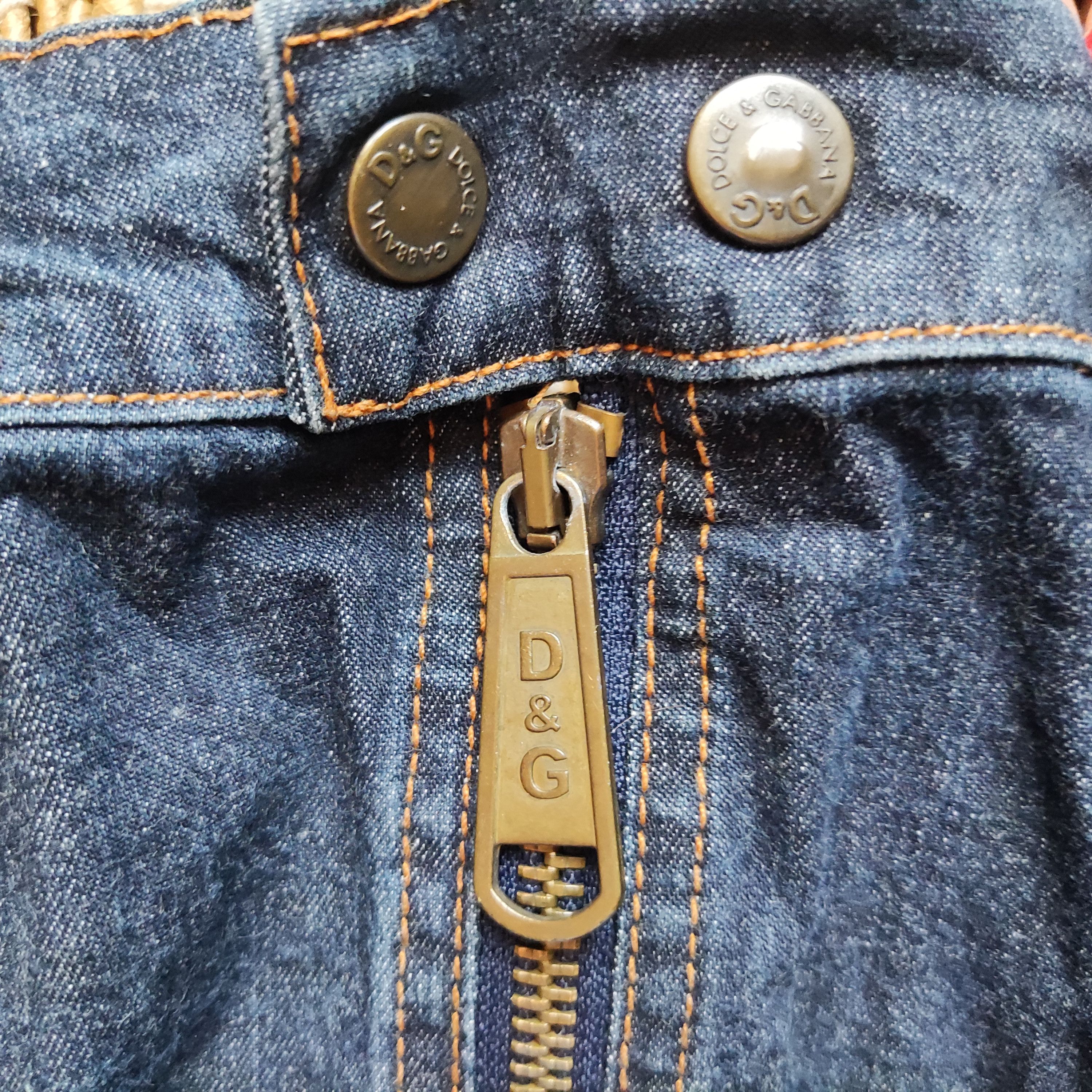 Dolce & Gabbana D&G Dolce and Gabbana Denim Bustier Cargo Top Corset Size S / US 4 / IT 40 - 4 Thumbnail