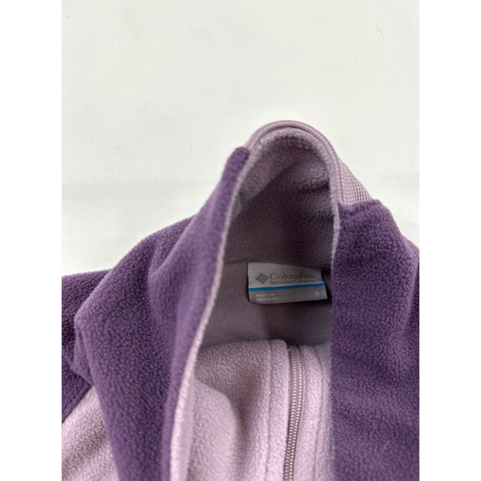 Vintage Columbia Sweatshirt Womens Small Purple Fleece 1/4 Zip Athletic Gym Sportswear Size S / US 4 / IT 40 - 5 Thumbnail