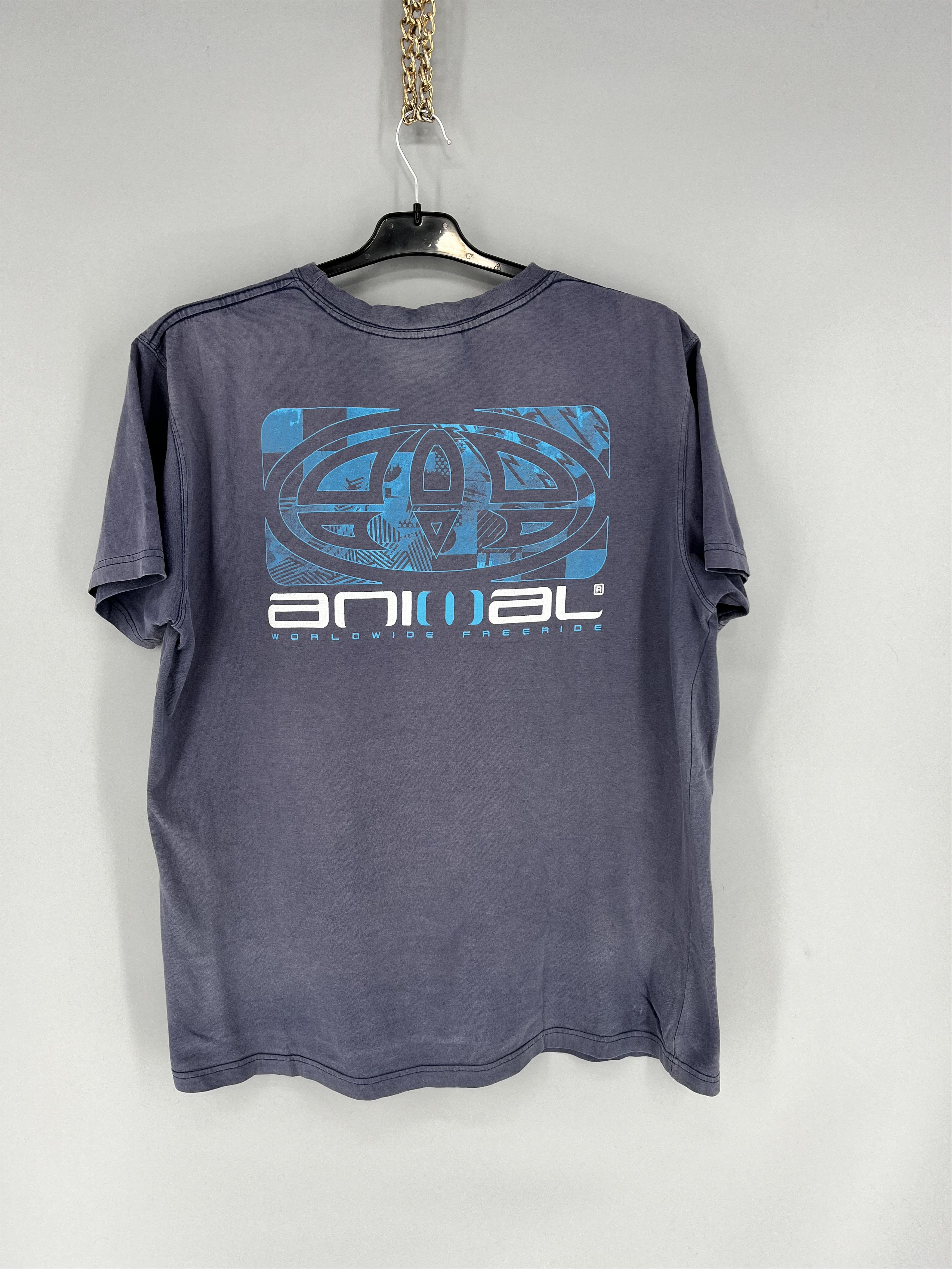 Other Vintage Y2K ANIMAL SKATE Big Logo Tee Streetwear 90s Style Size US L / EU 52-54 / 3 - 7 Thumbnail