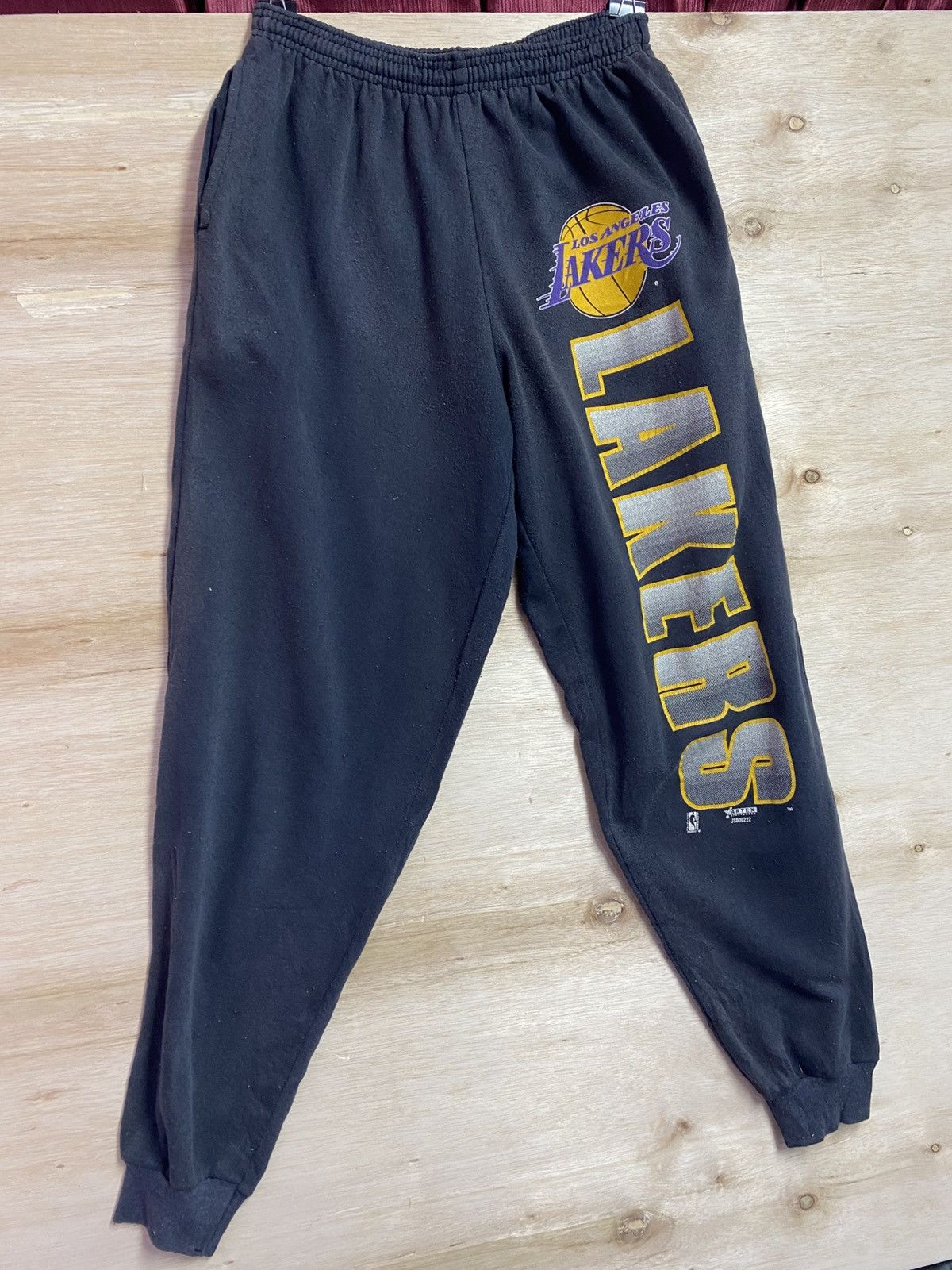 Other Vintage LA LAKERS jogger pants Size US 33 - 3 Thumbnail