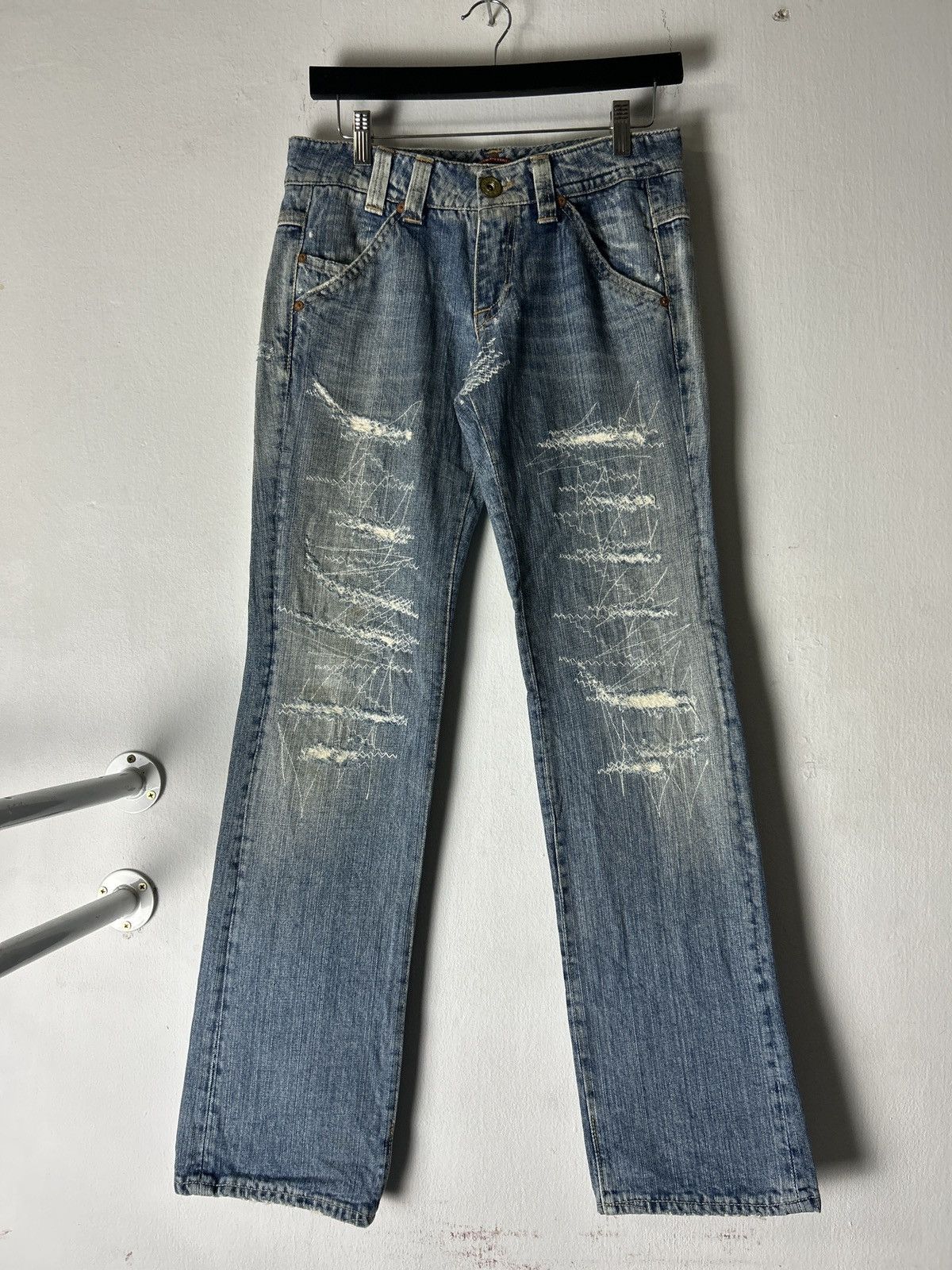 Hysteric Glamour Rag Recycle Denim Jeans Sick Design Japan style Size US 30 / EU 46 - 1 Thumbnail