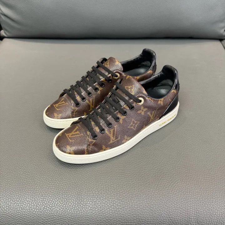 Louis Vuitton Louis Vuitton Frontrow Monogram Low-Top Sneakers 0079 Size US 6 / IT 36 - 1 Thumbnail