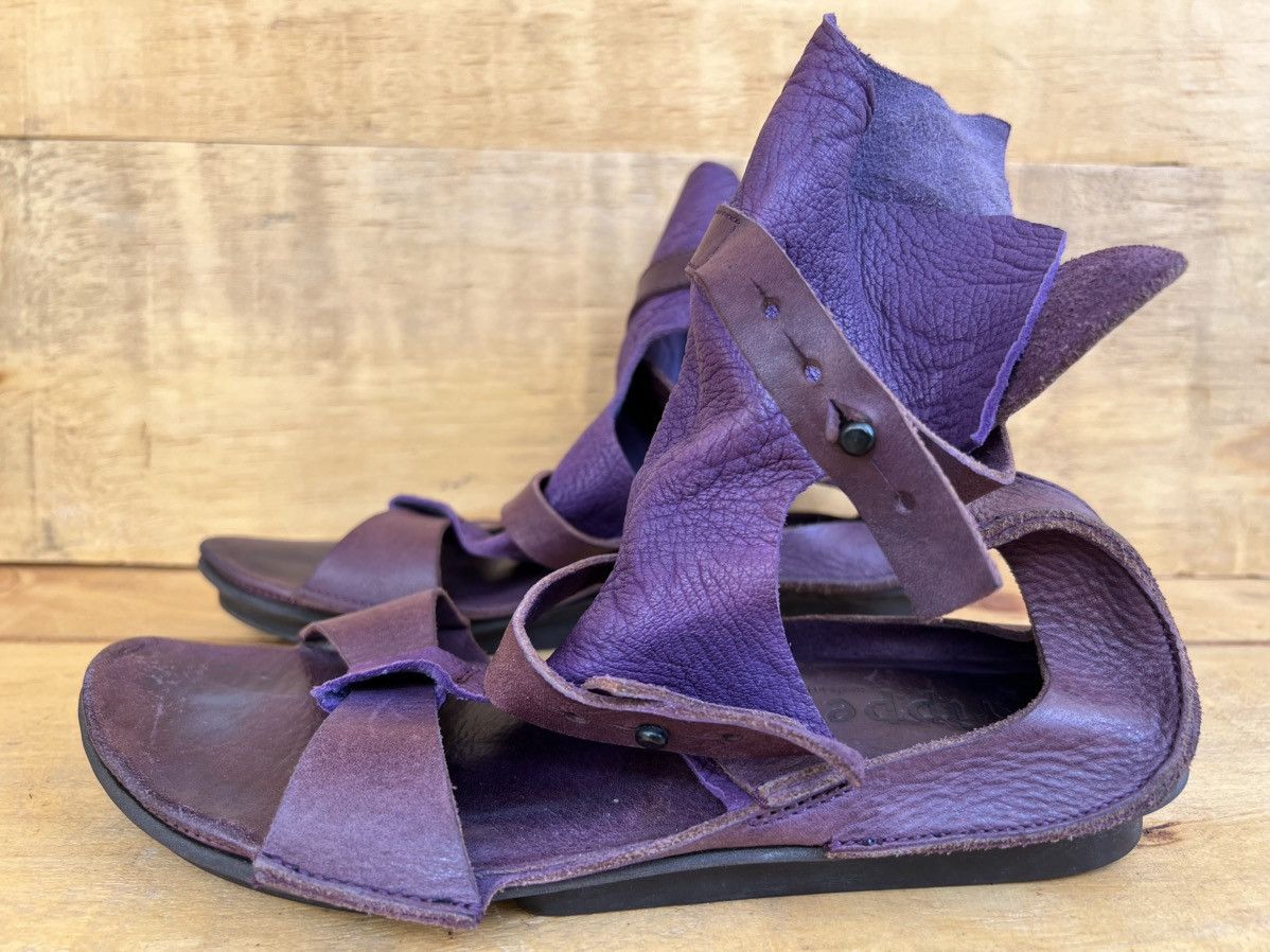 Trippen Trippen wedge sandal Purple Leather Shoes Size EU 40/ US 9 Size US 10 / IT 40 - 1 Thumbnail