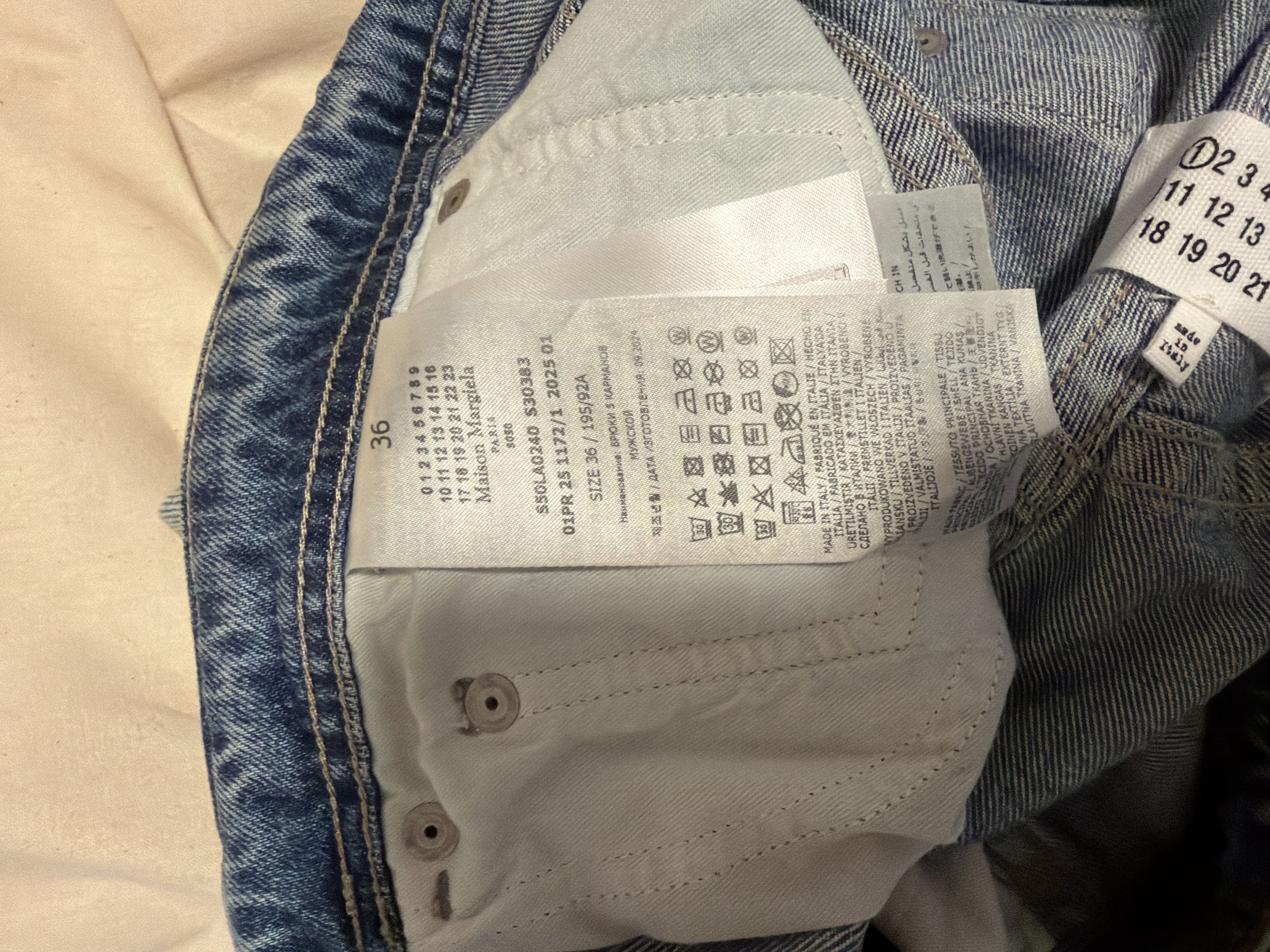 Maison Margiela Distressed jeans MM1 S50LA0240S30383961 Size US 36 / EU 52 - 7 Thumbnail