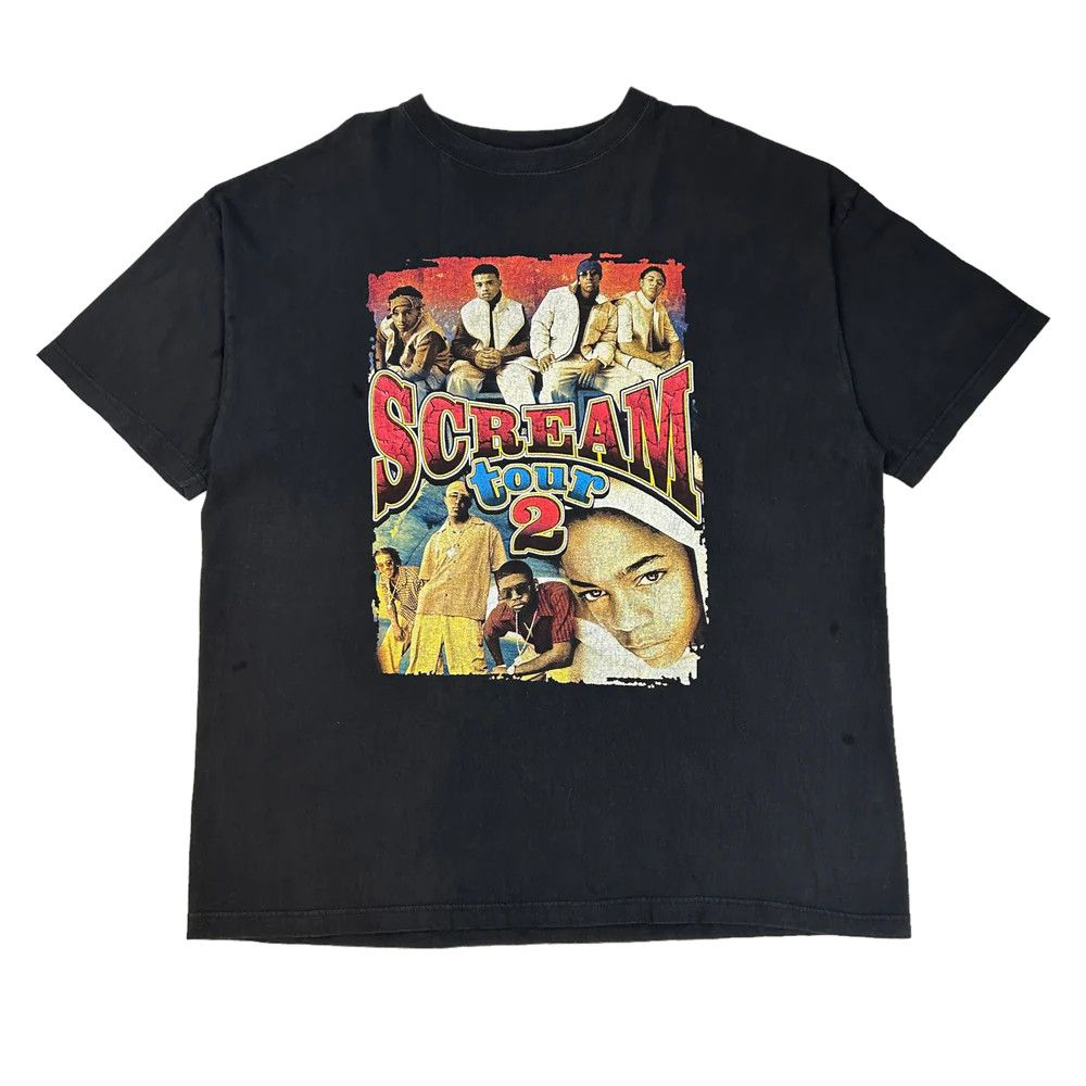 Image of Vintage Scream 2 Tour Bow Wow Tee Black, Men's (Size XL)