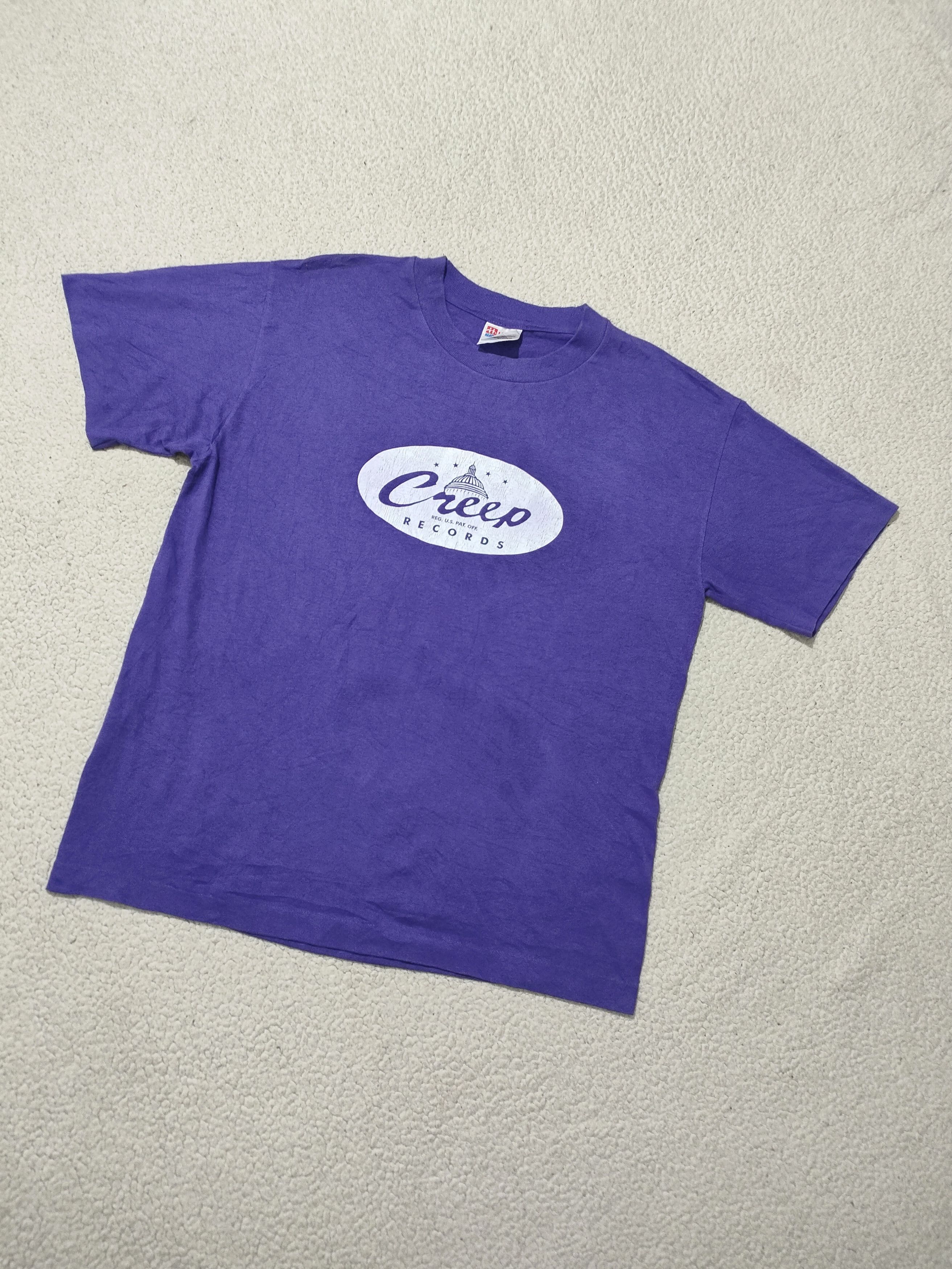 Band Tees 90s RADIOHEAD "CREEP" CAPITOL RECORDS Vintage Band Tee Size US M / EU 48-50 / 2 - 9 Thumbnail
