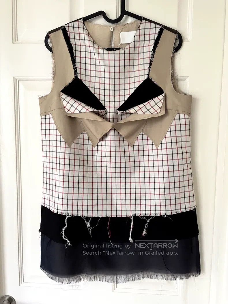 Maison Margiela Maison Margiela Plaid sleeveless top Size XS / US 0-2 / IT 36-38 - 1 Thumbnail