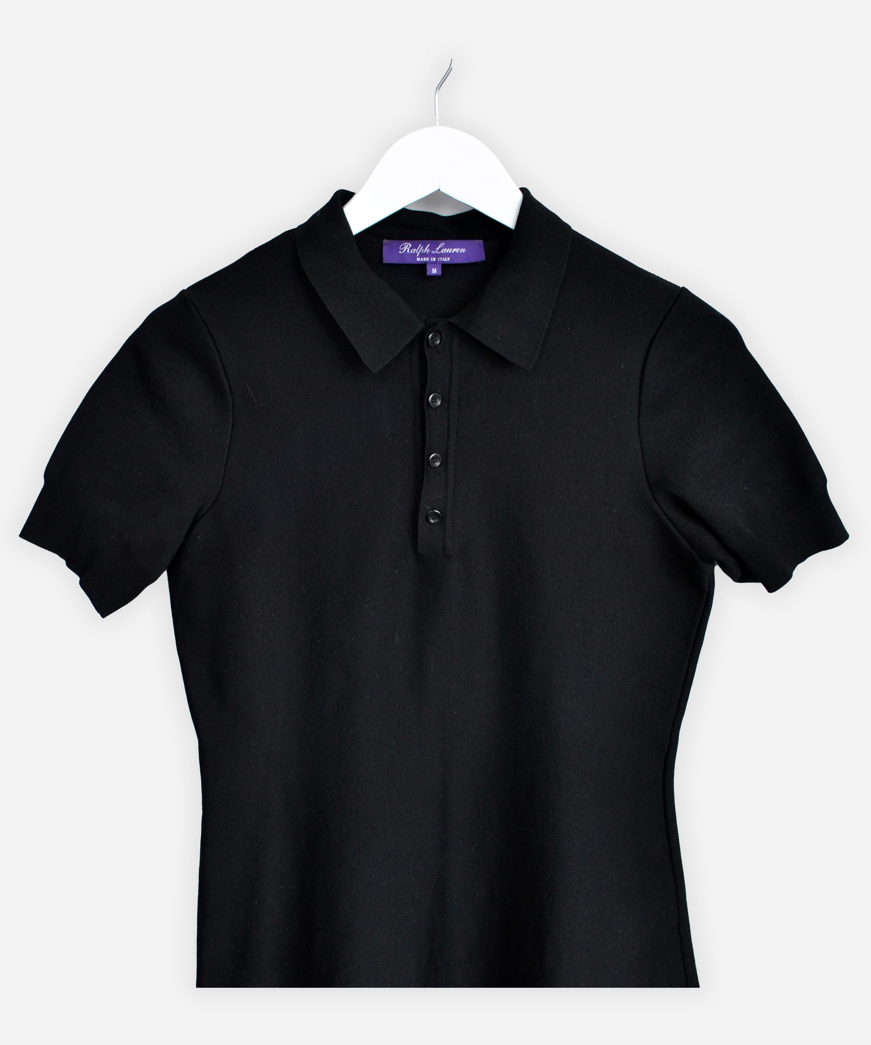 Ralph Lauren Purple Label Ralph Lauren Dress Heavy Polo Heavy Cotton Silk Black Size M / US 6-8 / IT 42-44 - 7 Thumbnail