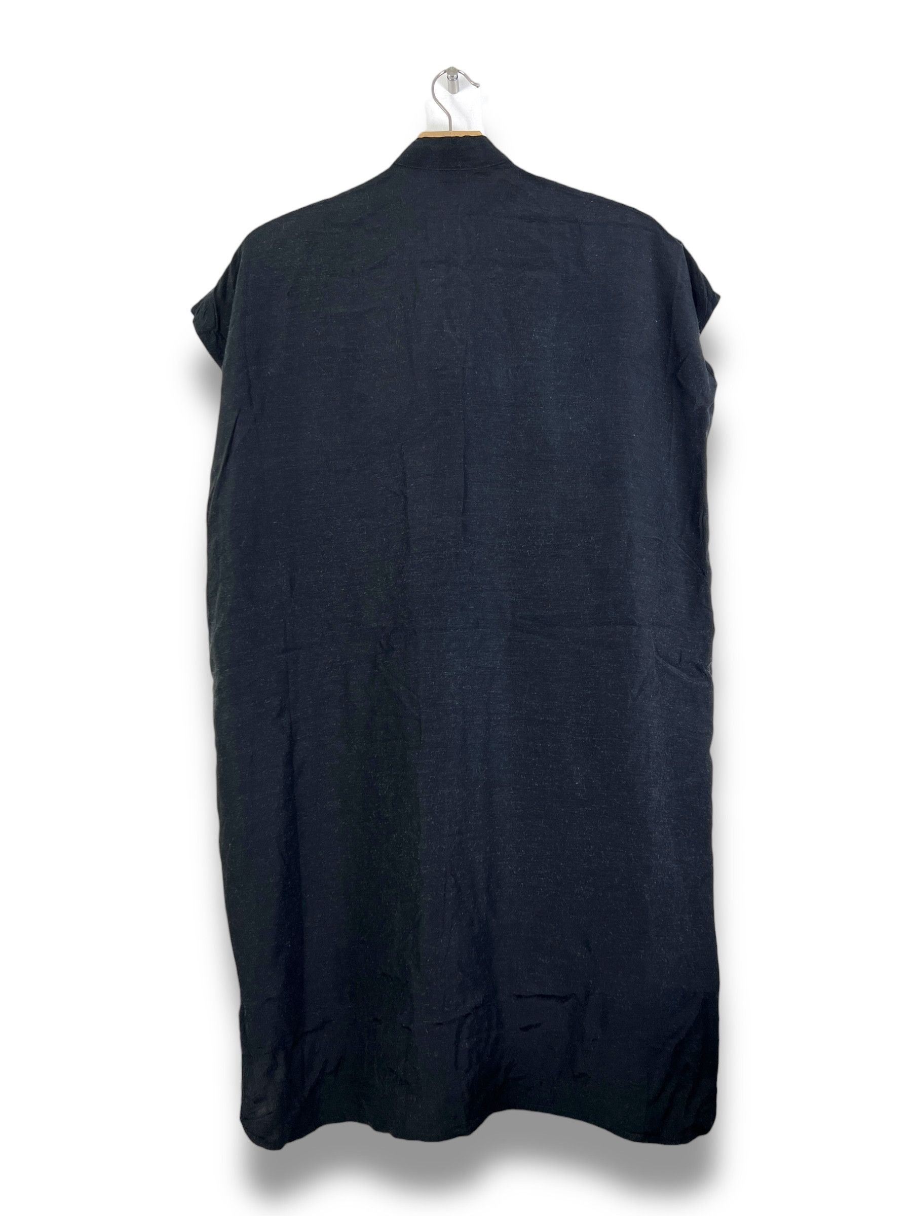 Y's Y's Yohji Yamamoto Rayon Silk Sleeveless Shirt Dress GTMP312 Size XL / US 12-14 / IT 48-50 - 10 Thumbnail