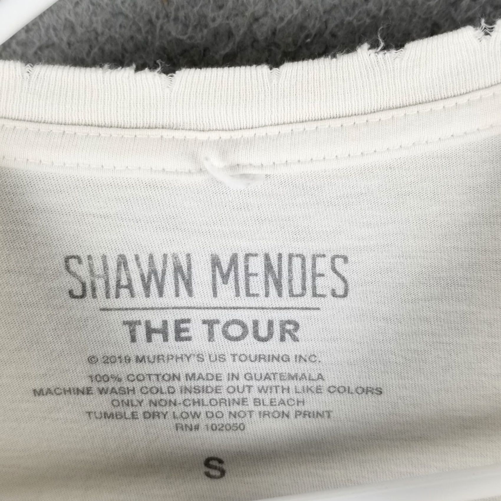 Thrasher Concert T-Shirt Shin Mendes 2019 The Tour Shirt Short Sleeve Crew Neck Small White Women Regular Size S Vintage No Size S / US 4 / IT 40 - 4 Thumbnail