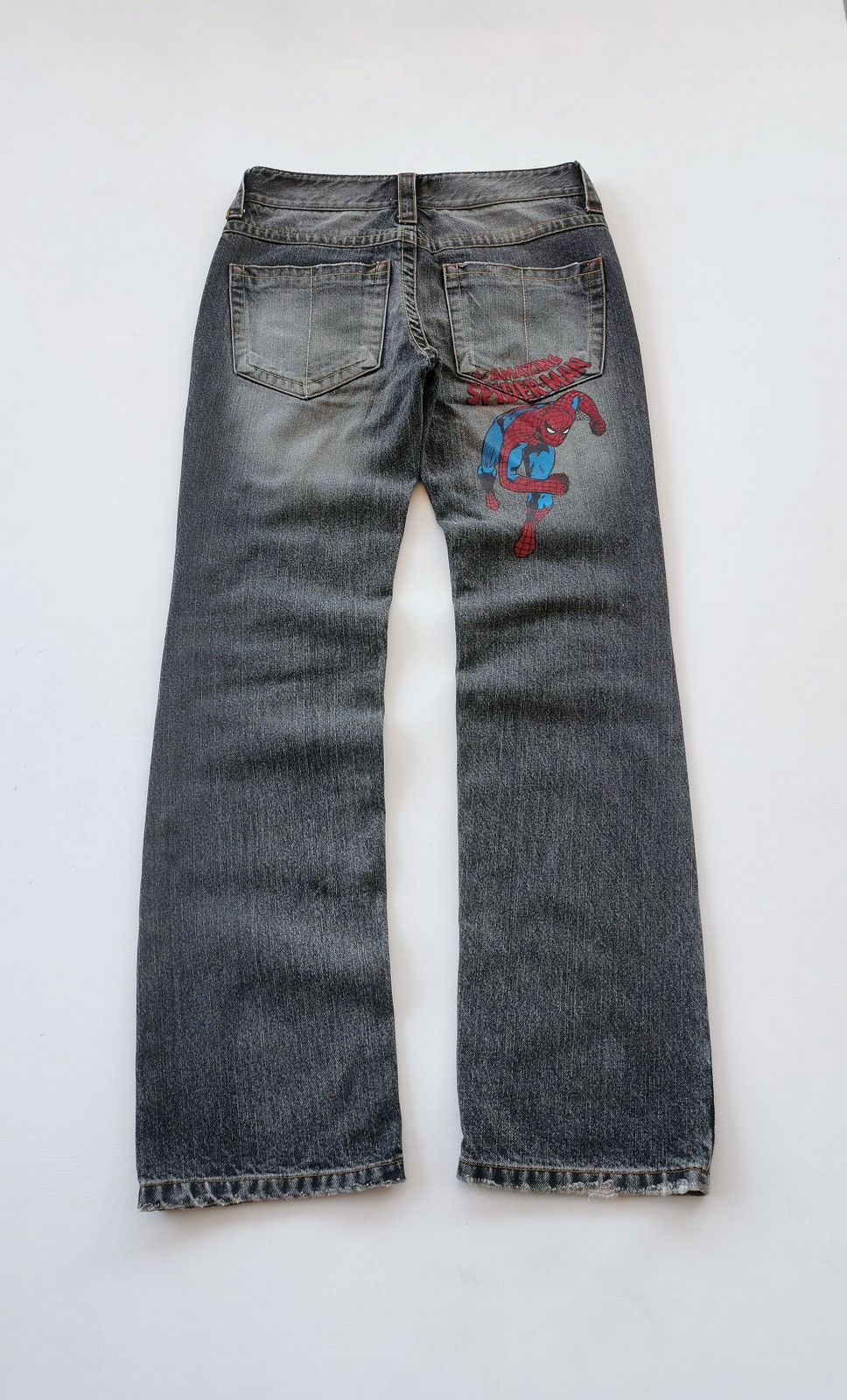 Vintage Vintage Spiderman Marvel Switch Distressed Black Jeans Size US 30 / EU 46 - 6 Thumbnail
