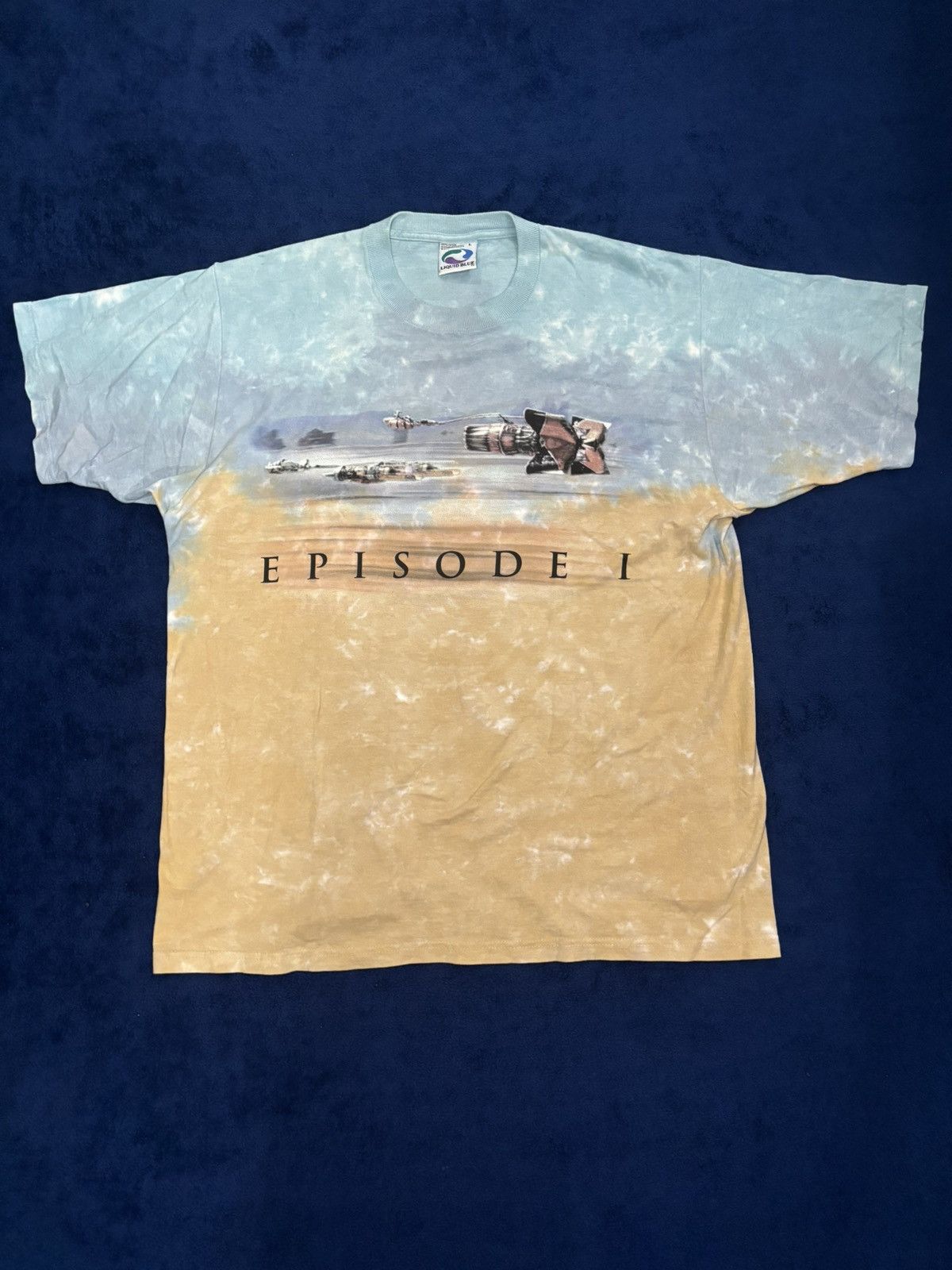 Liquid Blue Liquid blue Vintage Episode 1 starwars tshirt XL Size US XL / EU 56 / 4 - 1 Thumbnail