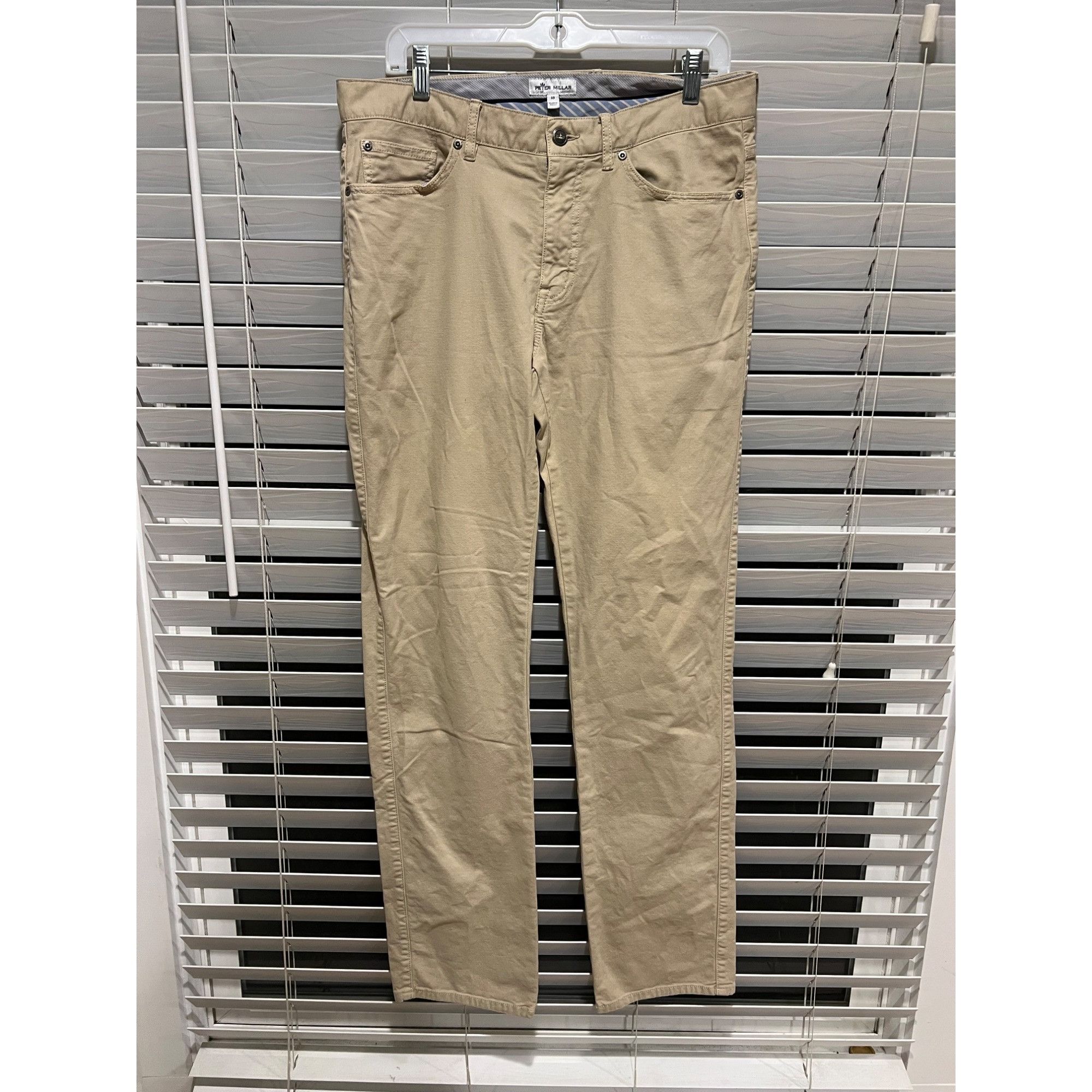 Peter Millar Peter Millar Khaki Pants - Size 33x34 Size US 33 - 1 Thumbnail
