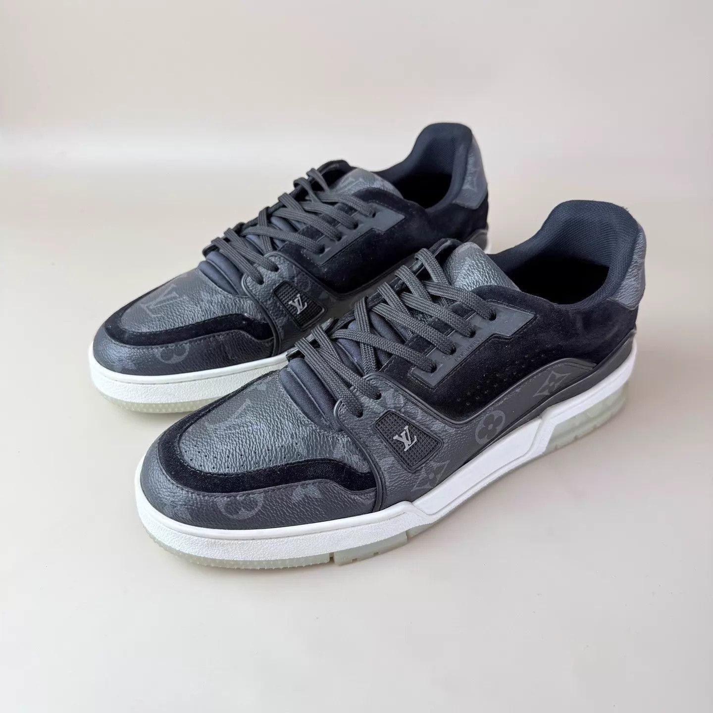 Black Low-Top Sneakers Size 8.5