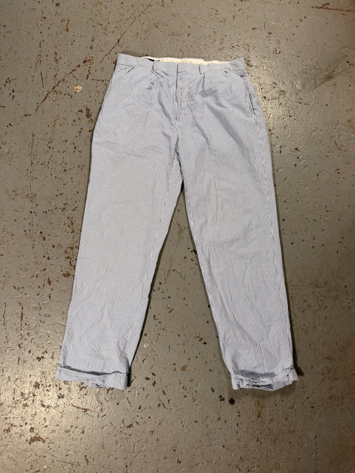 Polo Ralph Lauren Pinstripe Polo Ralph Lauren Posh Pants Size US 34 / EU 50 - 1 Thumbnail