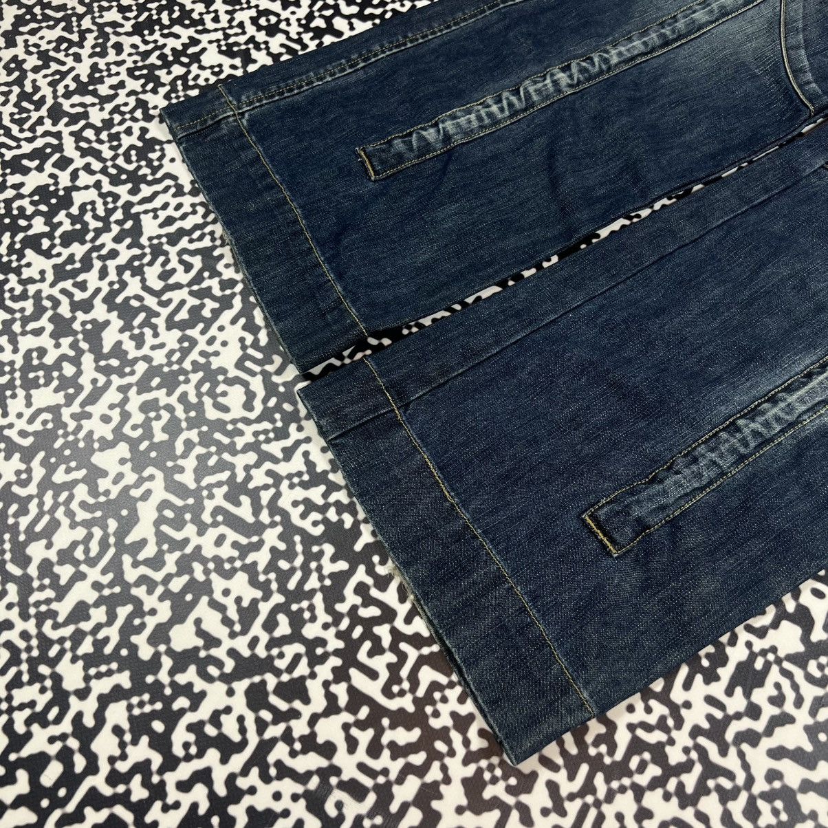 Japanese Brand Vintage Y2K Japanese Cargo Denim Jeans Bondage Style Size 27" / US 4 / IT 40 - 10 Thumbnail