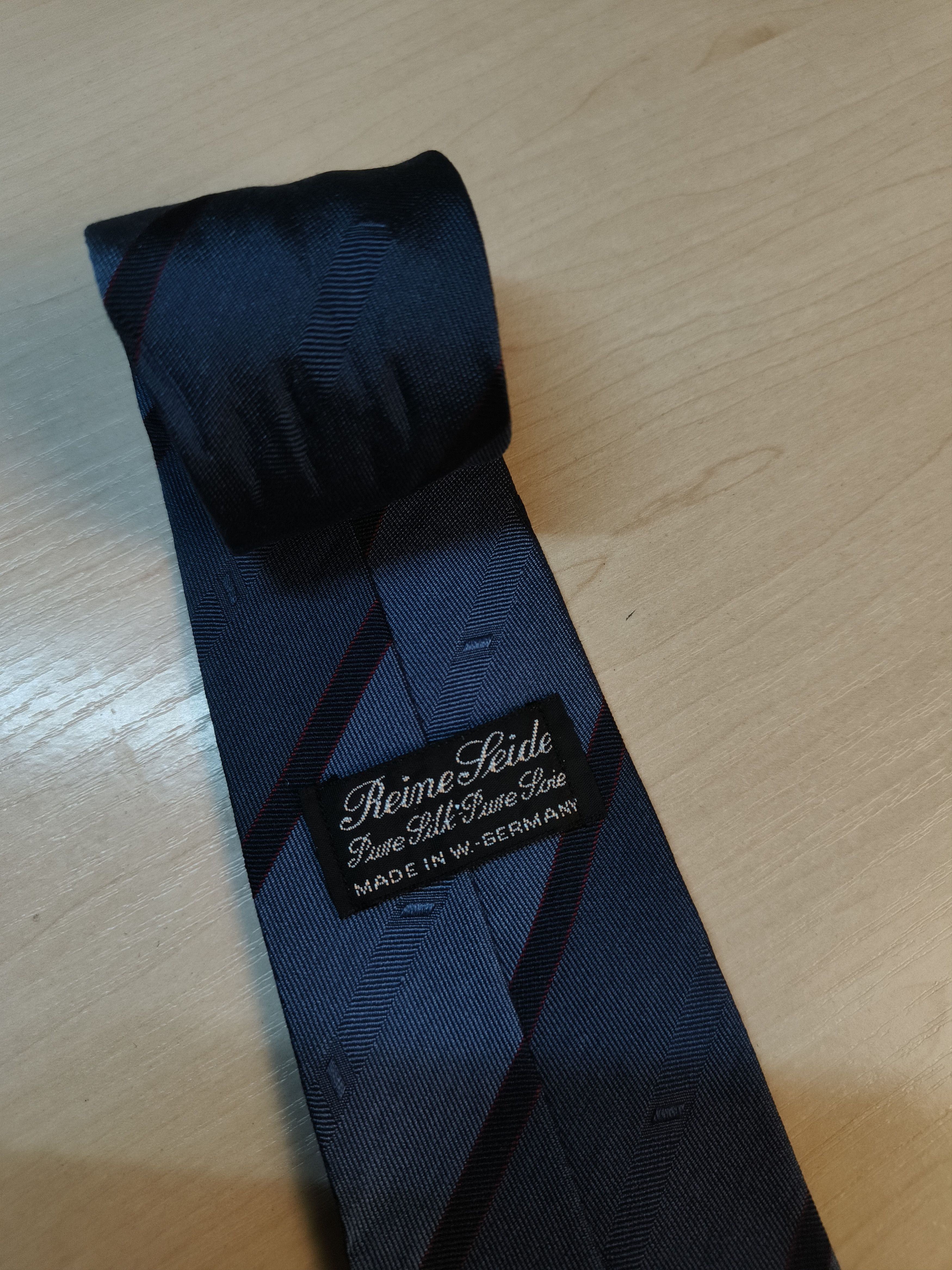 Vintage Reine Seide Made in W Germany Tie Size ONE SIZE - 2 Thumbnail