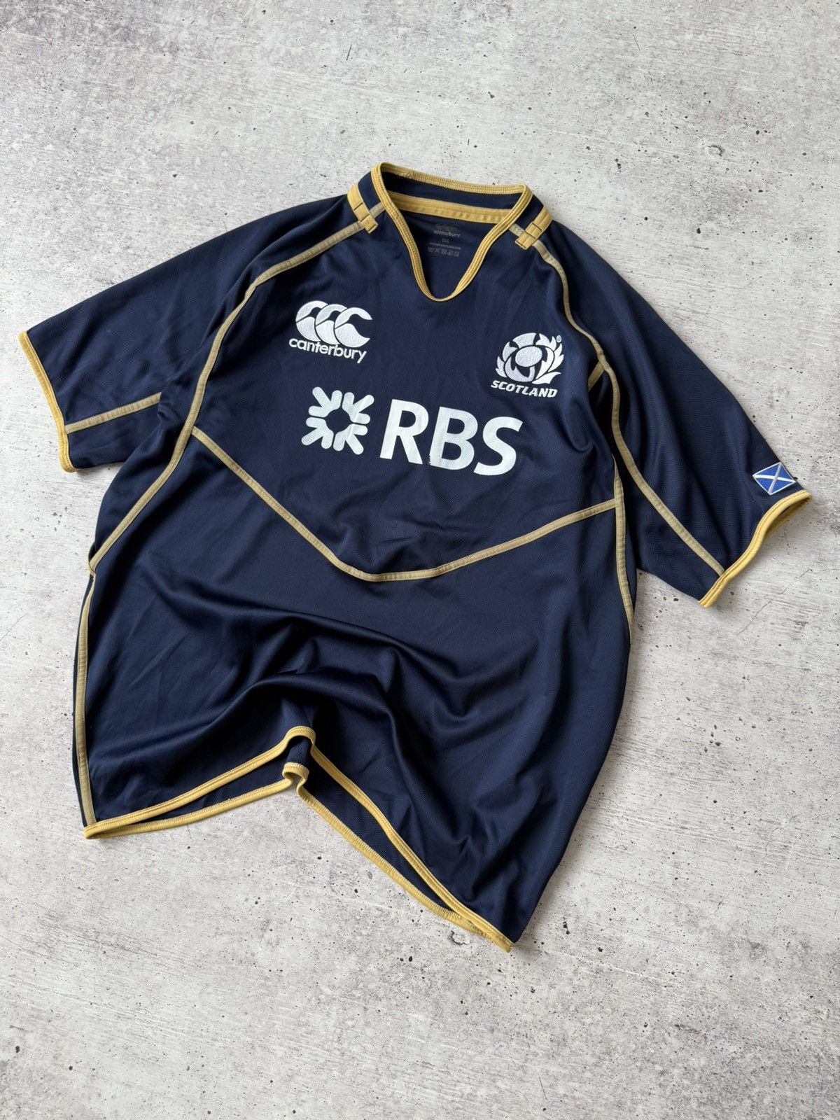 Canterbury of New Zealand Canterbury Scotland 2011Vintage Rugby Jersey Size US XXL / EU 58 / 5 - 2 Thumbnail