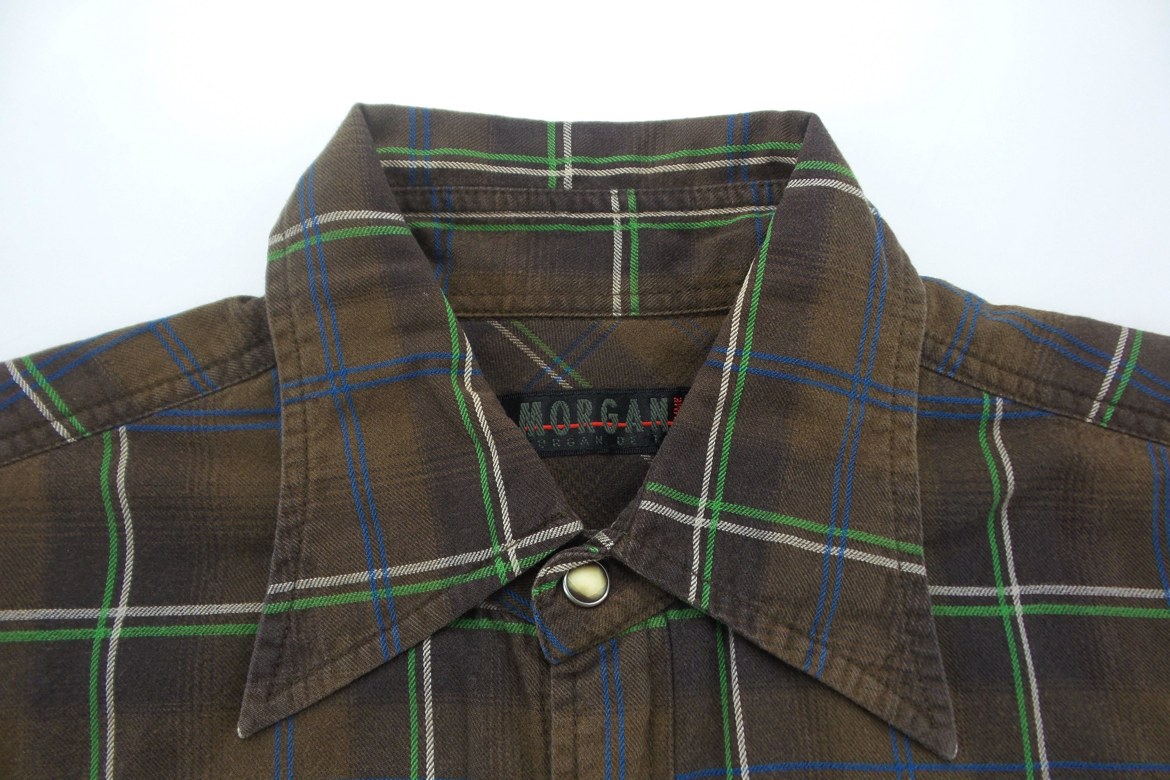 Morgan Homme Morgan De Toi Pearl Snap Button Western Shirts Size US M / EU 48-50 / 2 - 2 Thumbnail