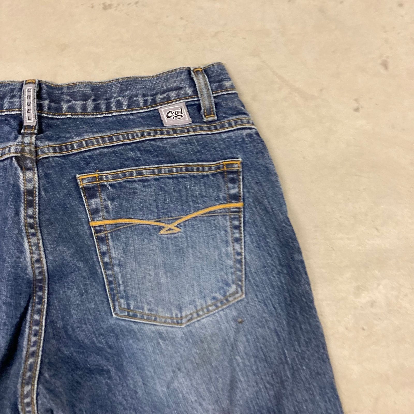 Vintage Y2K cruel girl low rise bootcut jeans 34x32 Size 32" / US 10 / IT 46 - 6 Thumbnail