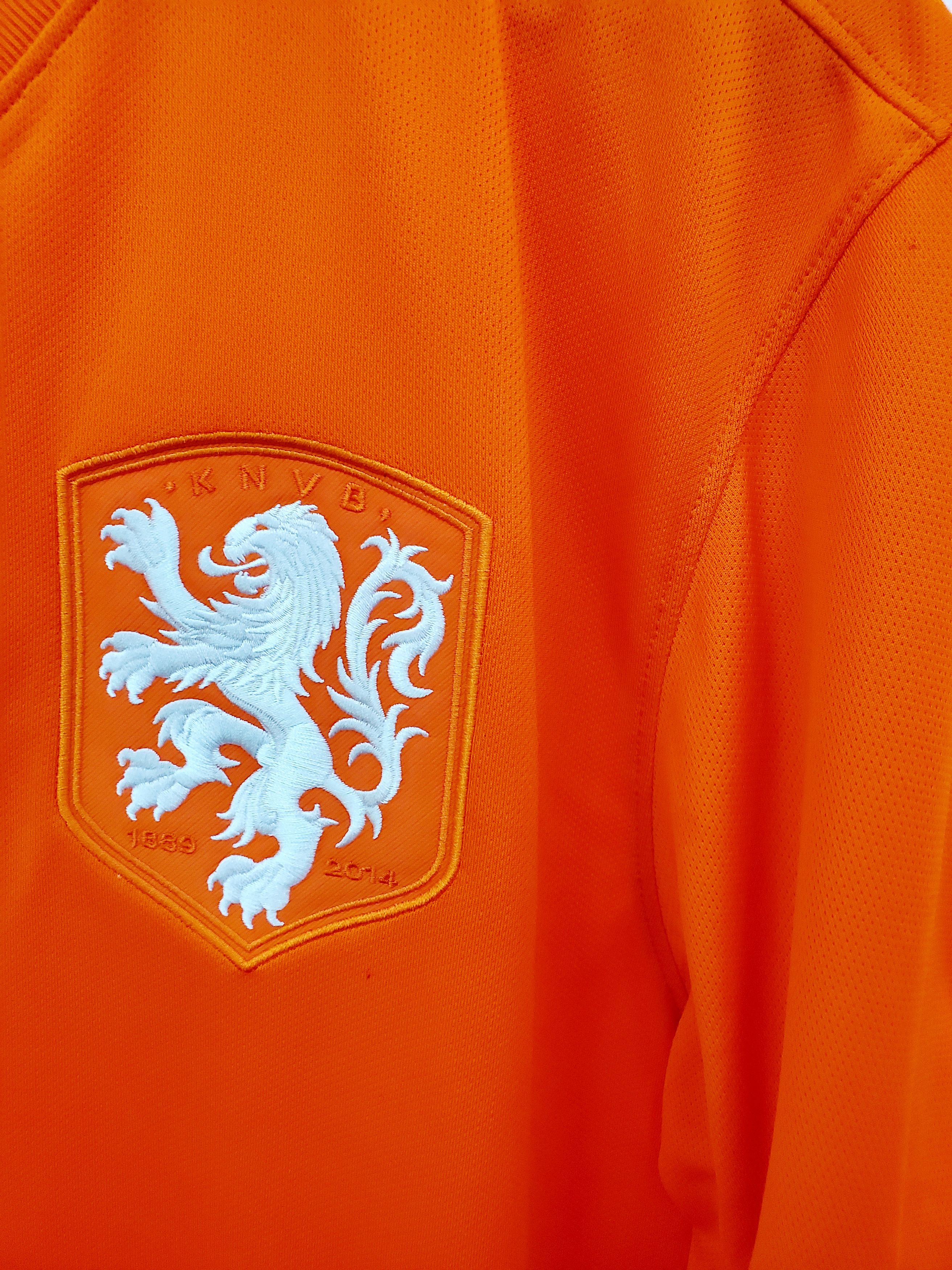 Nike NETHERLANDS 2014 2015 HOME SOCCER JERSEY new condition L Size US L / EU 52-54 / 3 - 2 Thumbnail