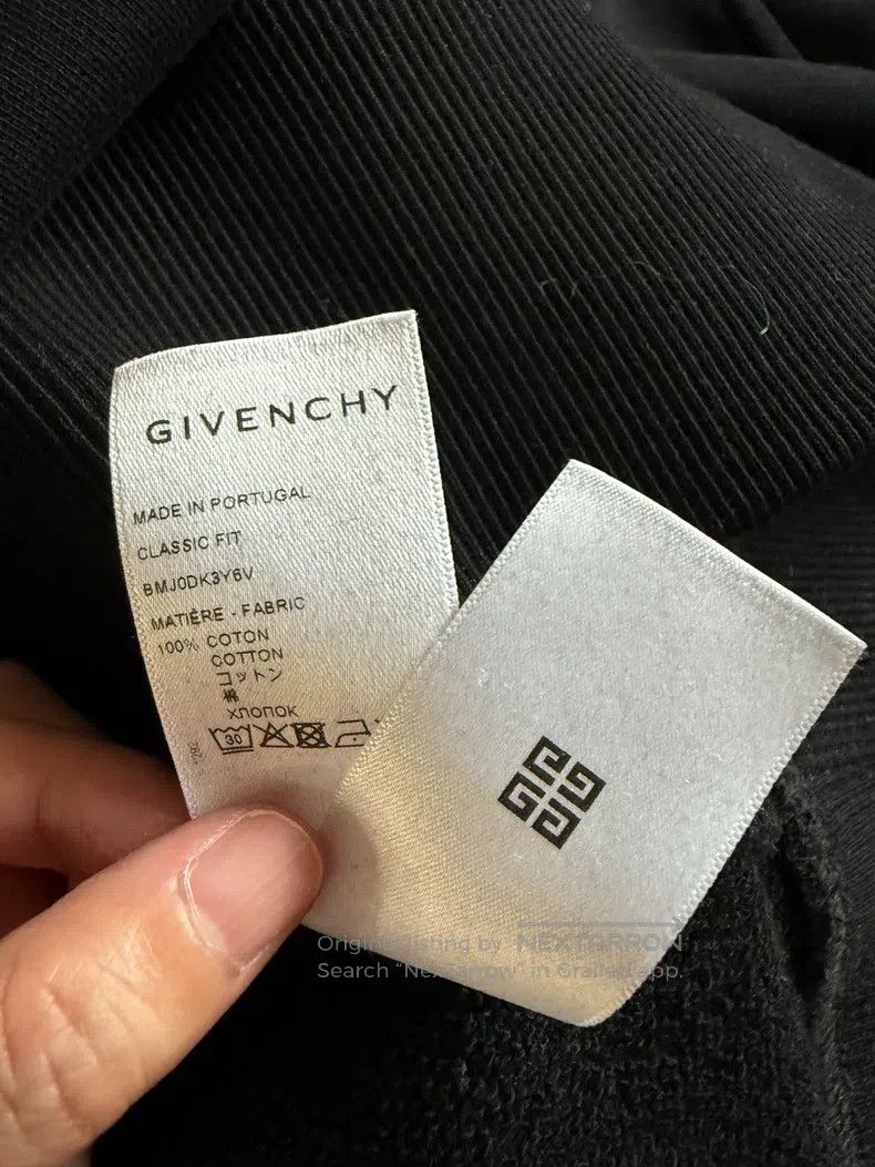 Givenchy Givenchy Black Logo Sweatshirt Size US M / EU 48-50 / 2 - 6 Thumbnail