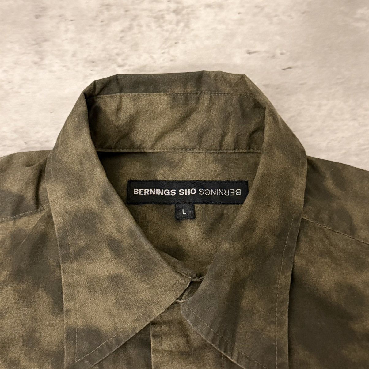 BERNINGS SHO BERNINGS SHO Hidden Snap Button Shirt Size US L / EU 52-54 / 3 - 4 Thumbnail