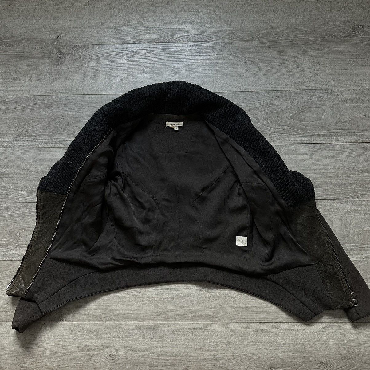 Helmut Lang Helmut Lang Leather and Wool Jacket Rare Women’s Size:S Size S / US 4 / IT 40 - 12 Thumbnail
