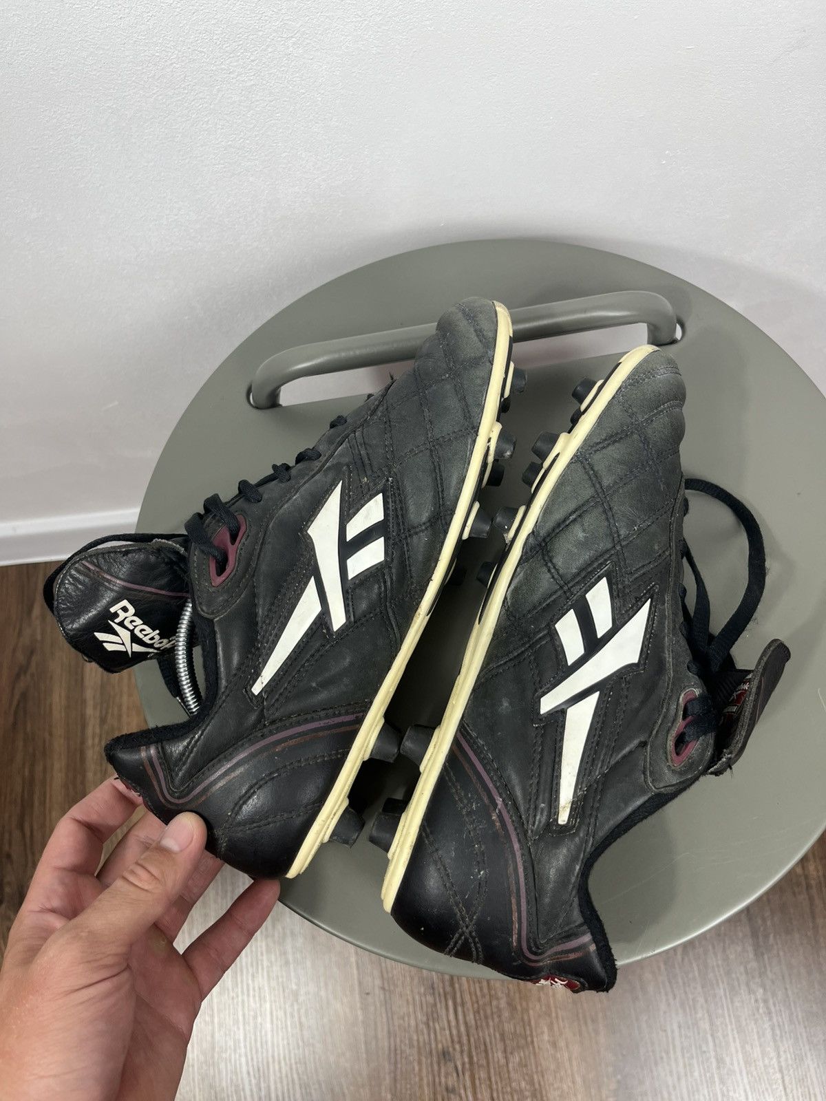 Reebok Vintage Reebok Prestige Football Boots US 10 EU 43 Black Size US 10 / EU 43 - 9 Thumbnail